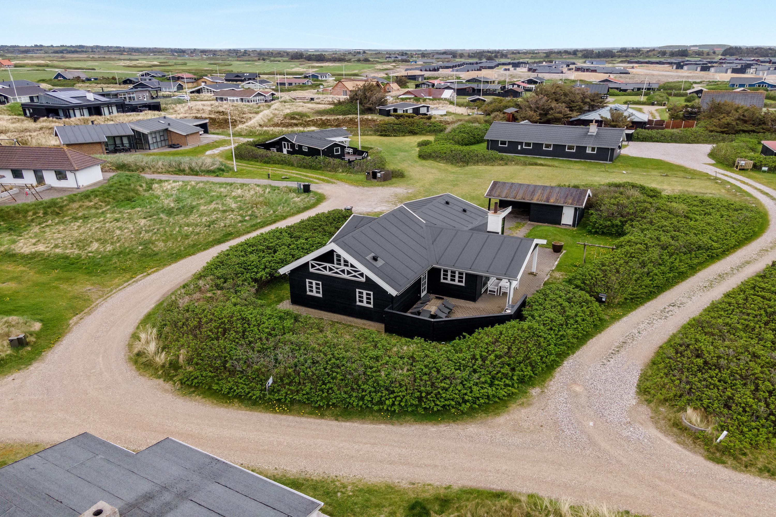 Fremhævet luftfoto billede i fuldskærmstilstand. Billede af Hafavej 139, Søndervig, 6950 Ringkøbing