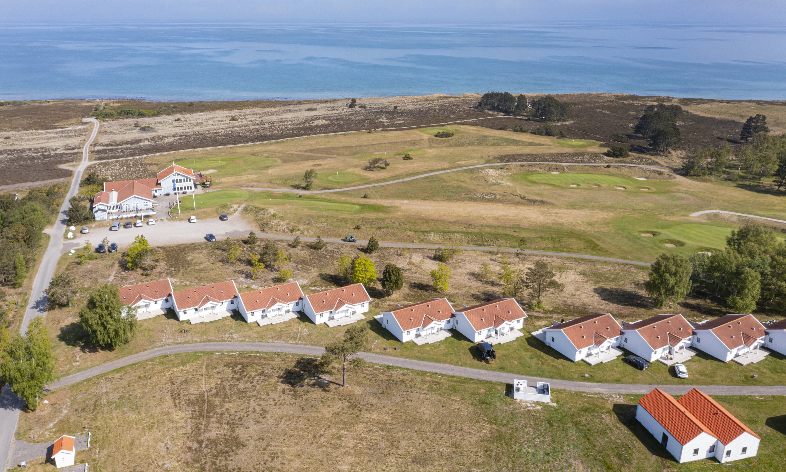 Miniaturebillede 1: luftfoto. Billede af Prof Johansens Vej 2B, 7., Seaside Feriehuse, 9940 Læsø