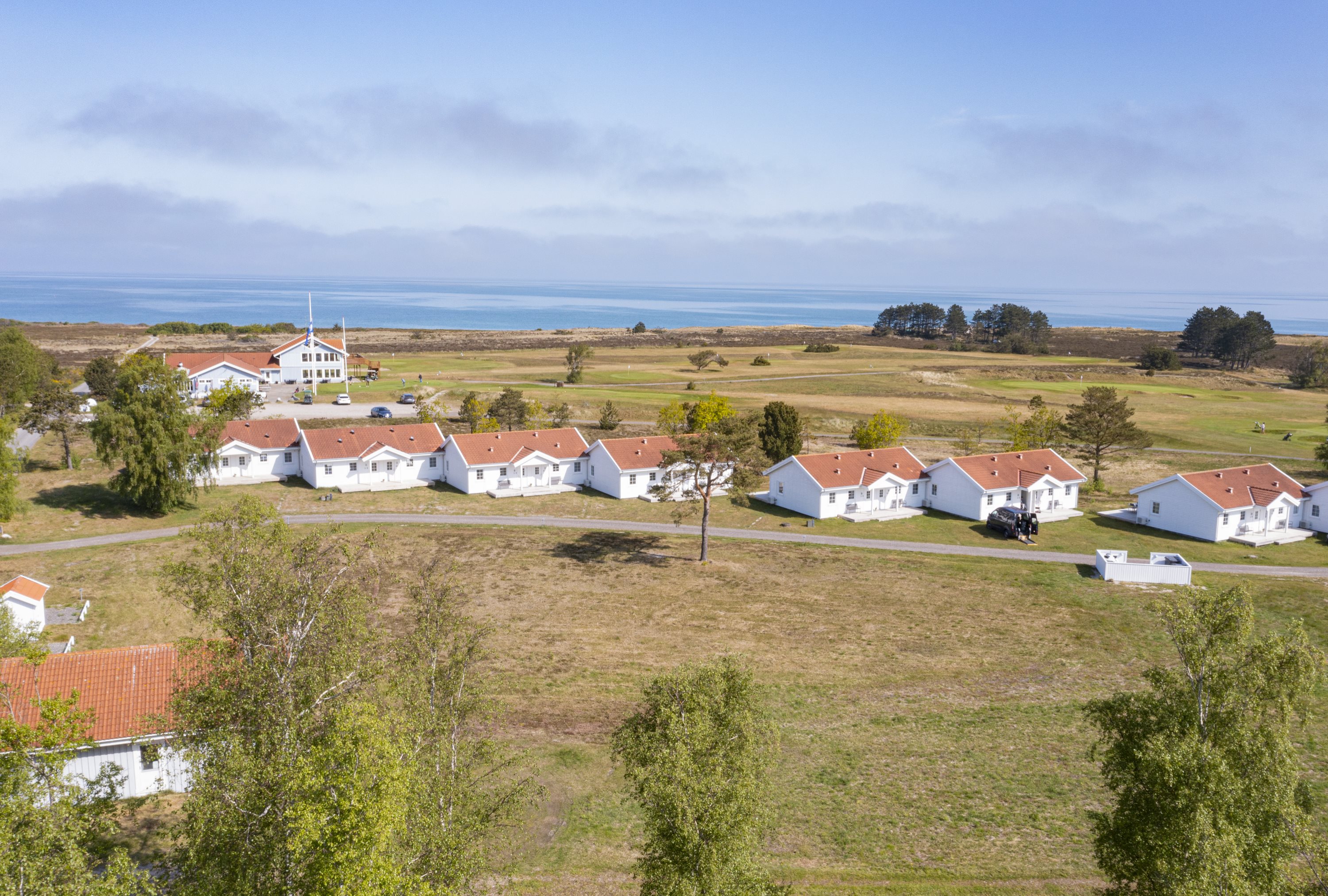 Fremhævet luftfoto billede i fuldskærmstilstand. Billede af Prof Johansens Vej 2B, 7., Seaside Feriehuse, 9940 Læsø