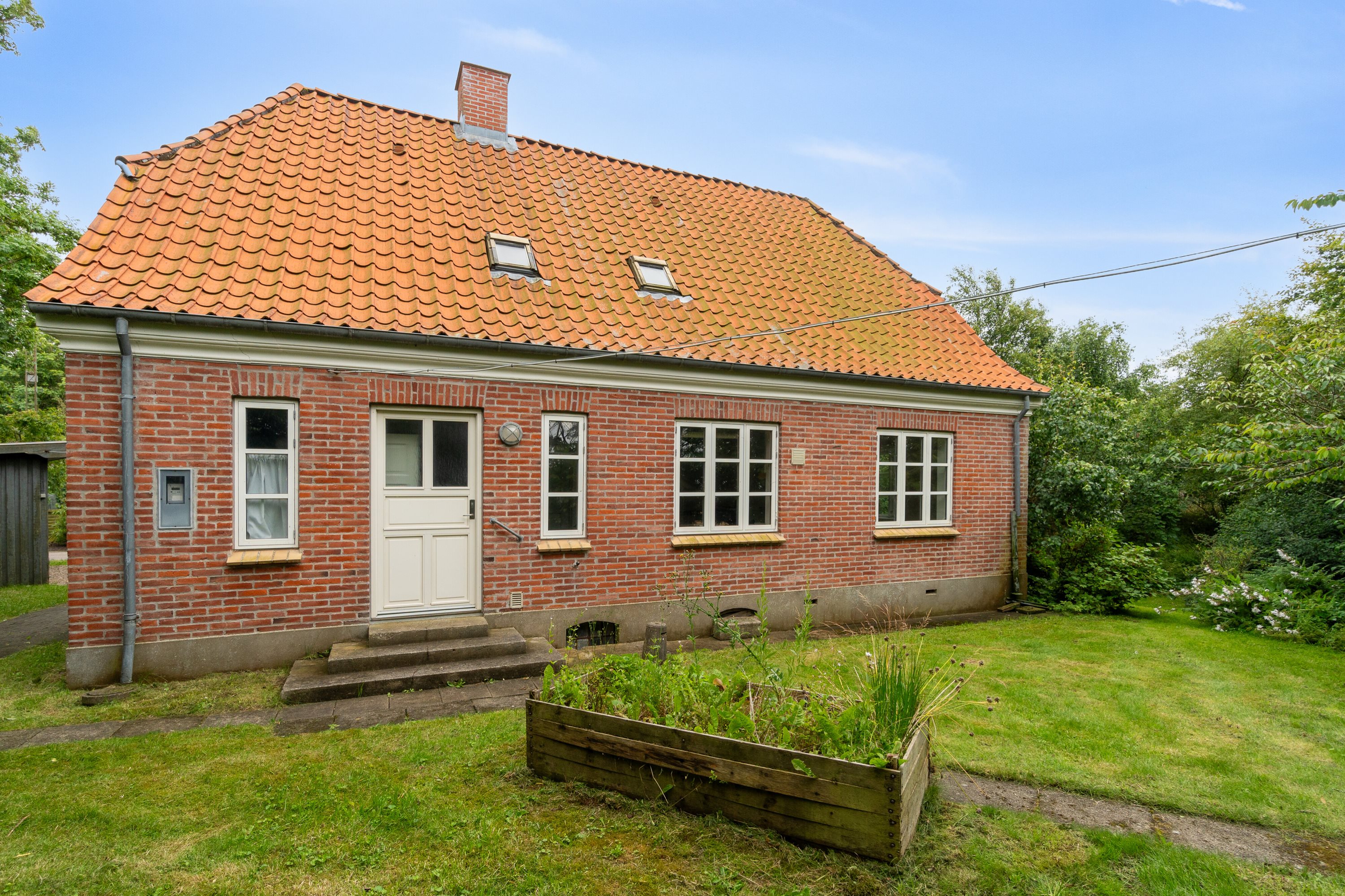 Fremhævet set fra haven billede i fuldskærmstilstand. Billede af Villerslevvej 8, Villerslev, 7755 Bedsted Thy