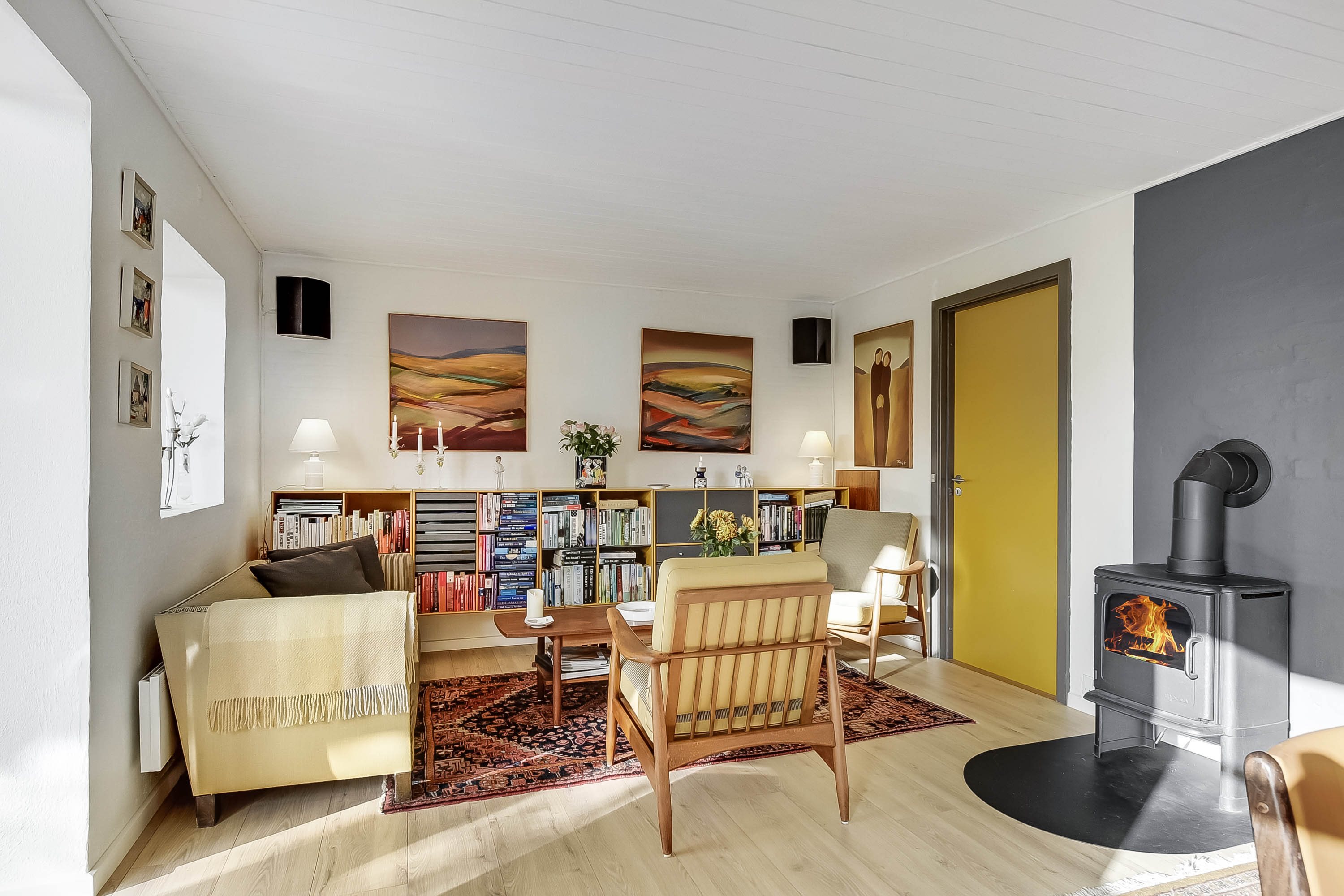 Fremhævet stue billede i fuldskærmstilstand. Billede af Kobberupvej 209, Mejrup, 7500 Holstebro