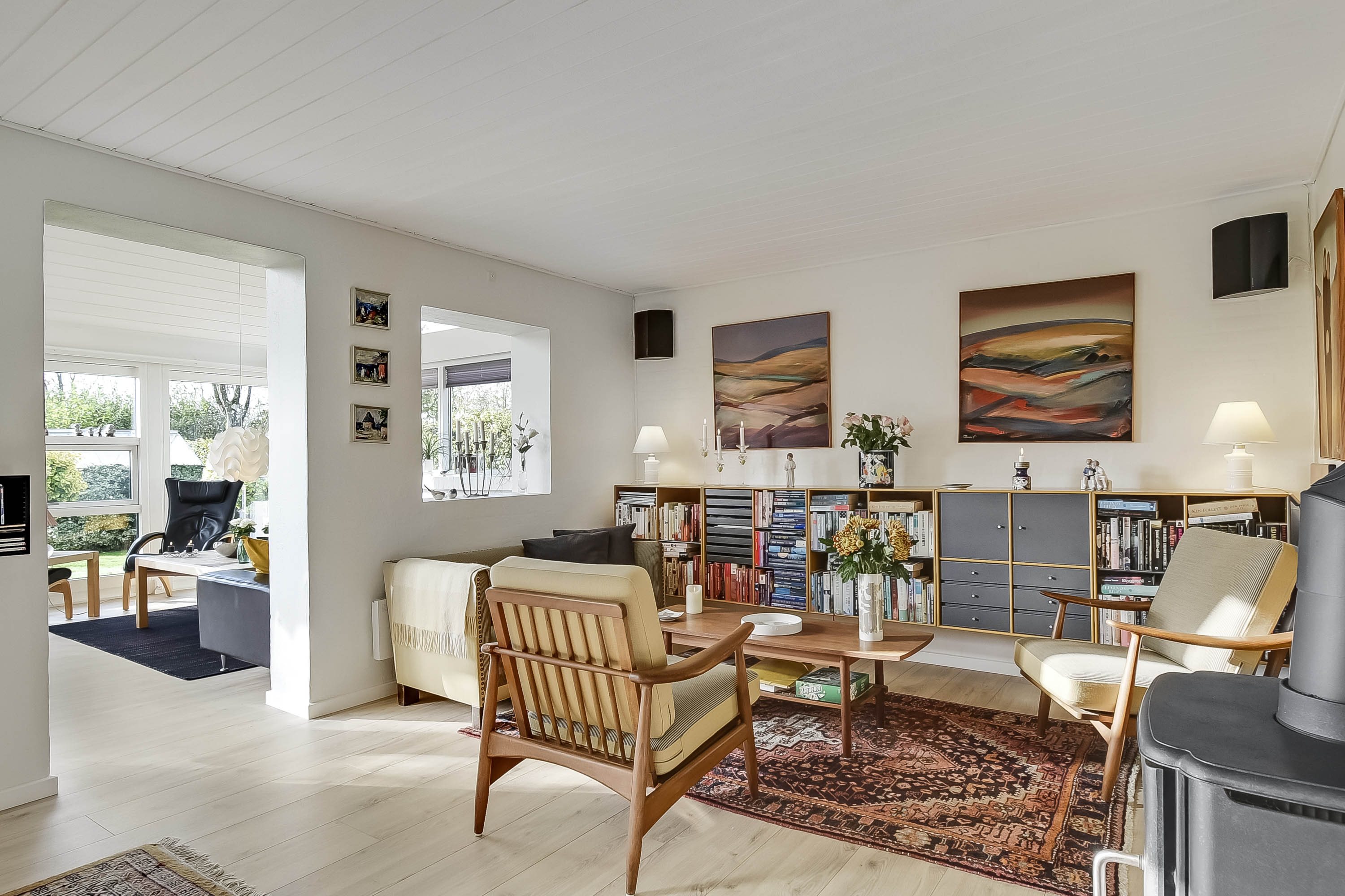 Fremhævet stue billede i fuldskærmstilstand. Billede af Kobberupvej 209, Mejrup, 7500 Holstebro