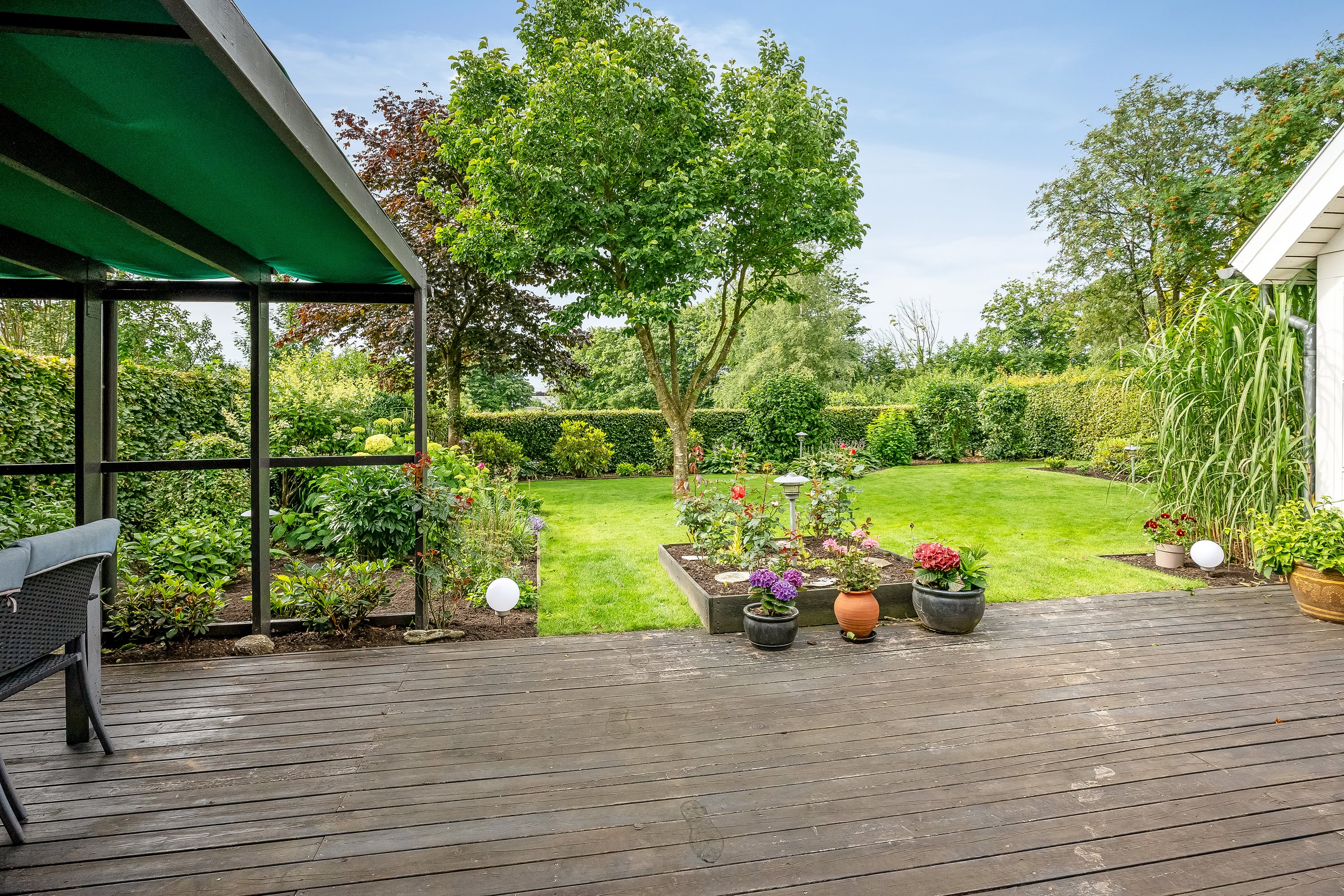 Fremhævet terrasse billede i fuldskærmstilstand. Billede af Kobberupvej 209, Mejrup, 7500 Holstebro