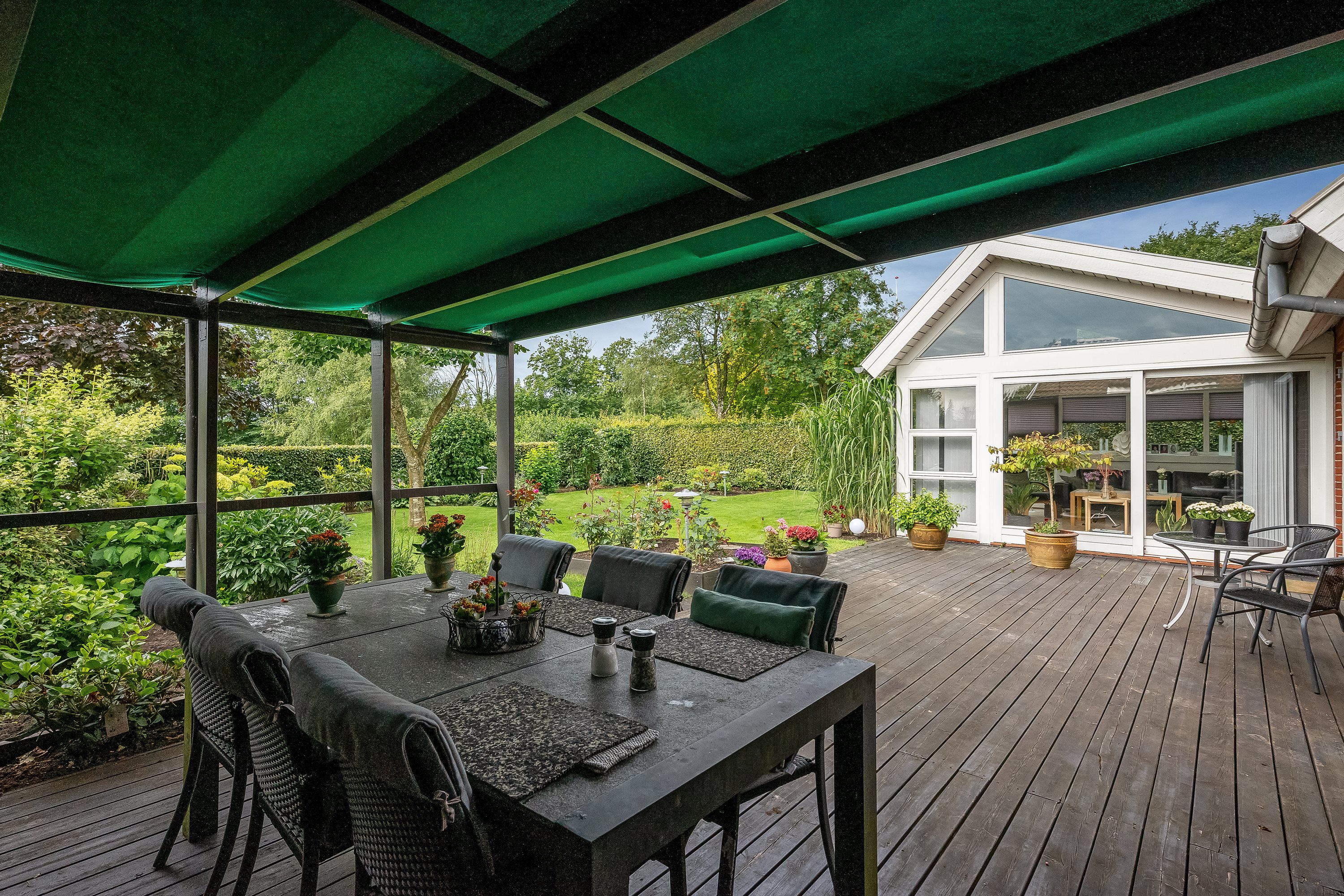 Miniaturebillede 1: overdækket terrasse. Billede af Kobberupvej 209, Mejrup, 7500 Holstebro