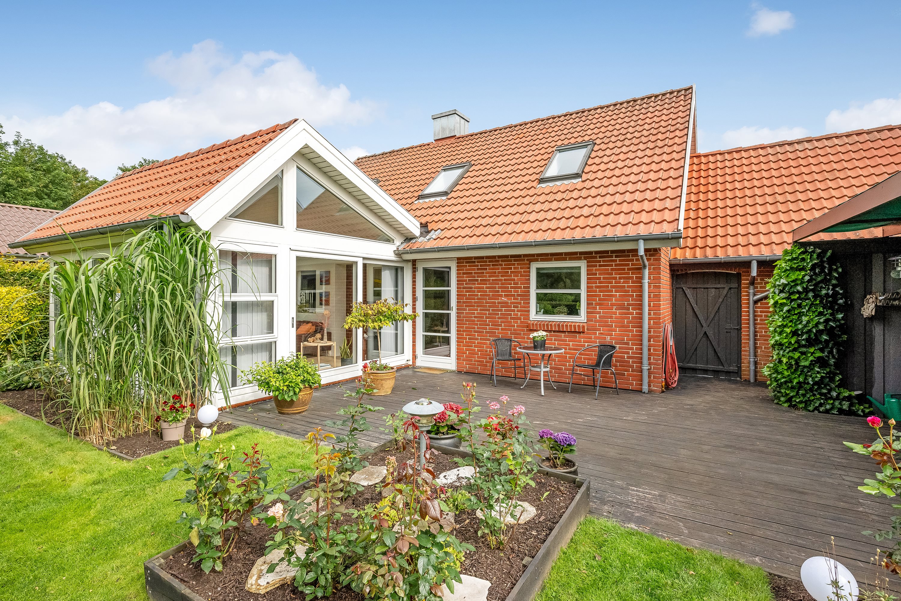 Fremhævet terrasse billede i fuldskærmstilstand. Billede af Kobberupvej 209, Mejrup, 7500 Holstebro