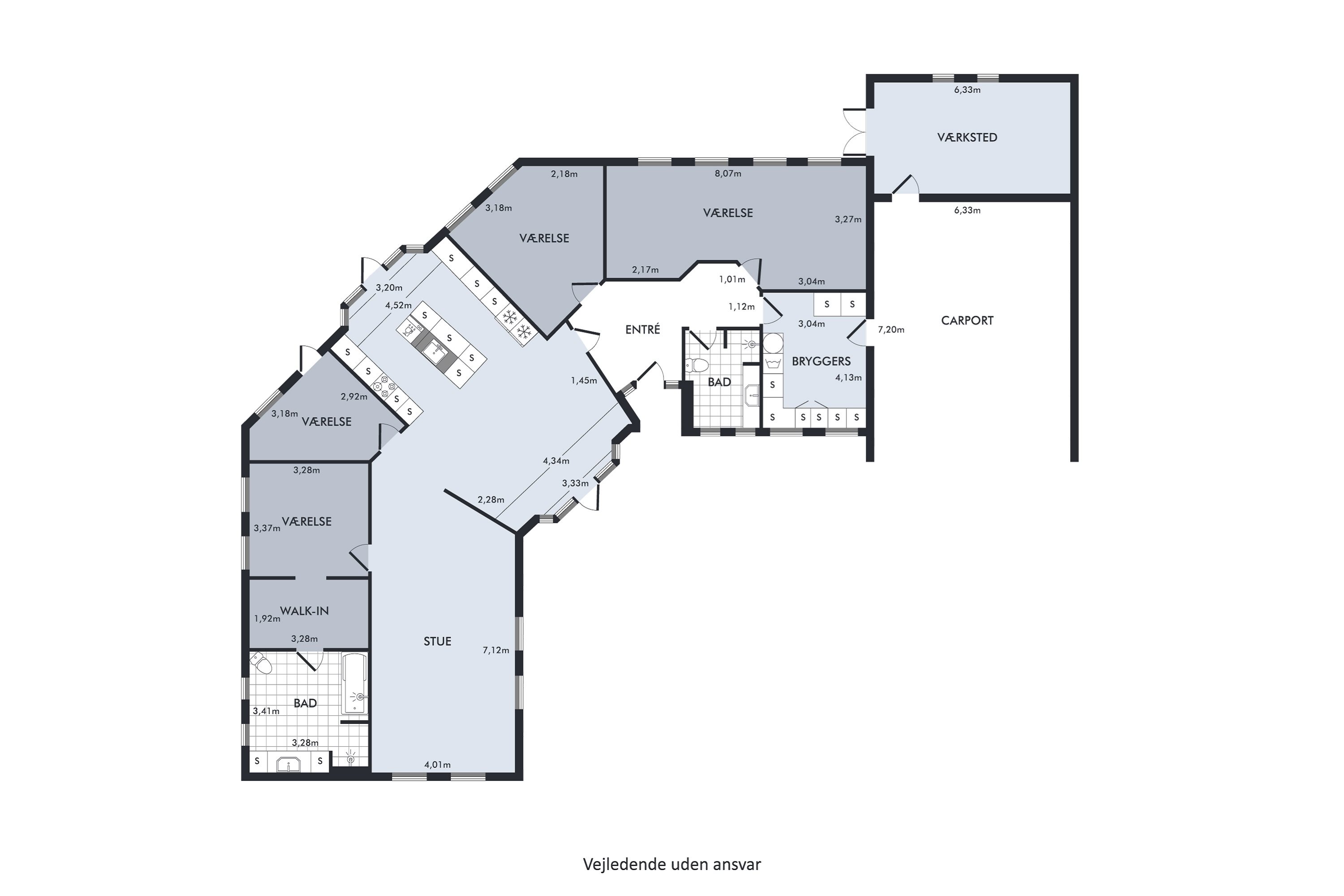 Plantegninger billede af Tunneldal 19, 6330 Padborg