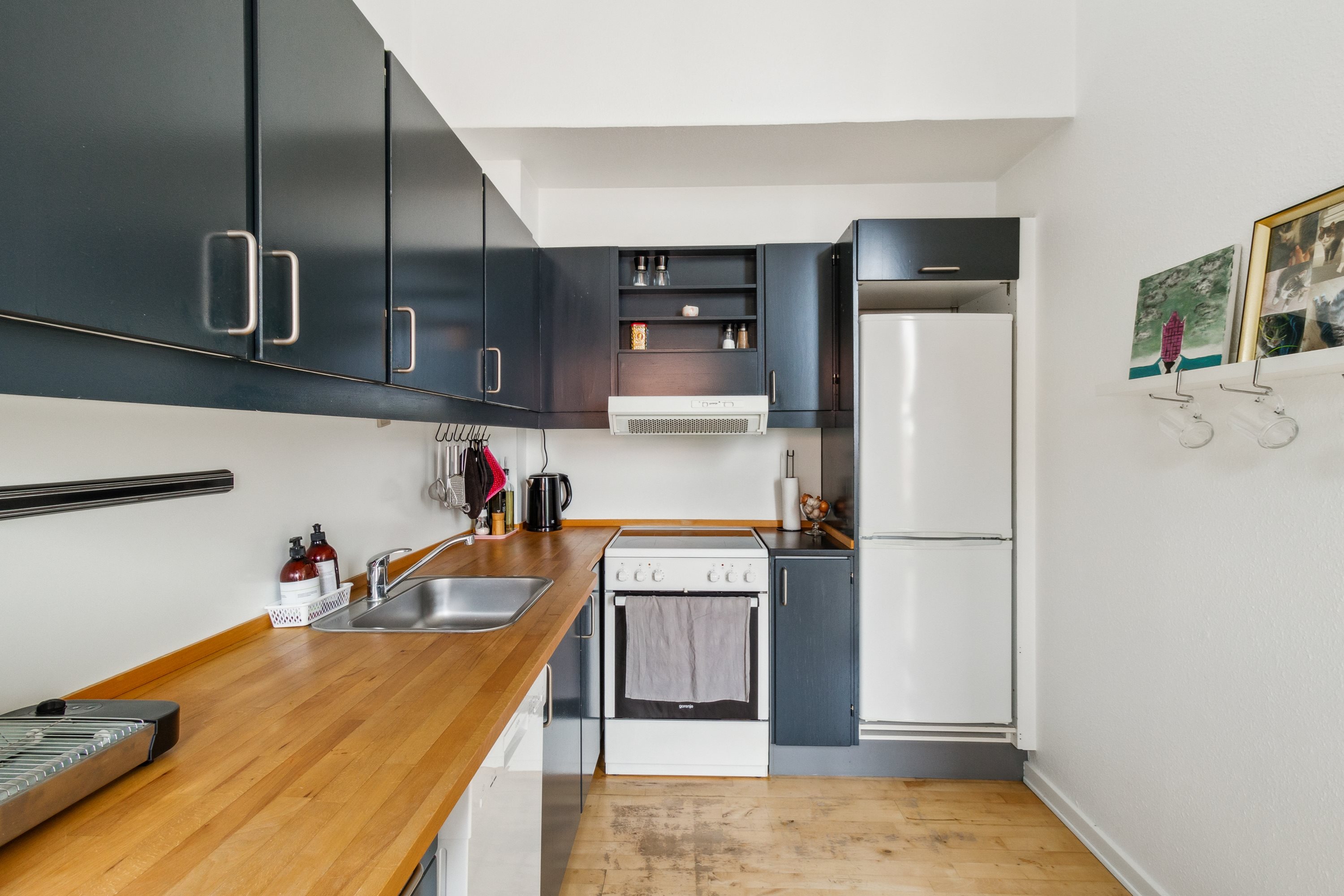 Fremhævet køkken billede i fuldskærmstilstand. Billede af Møllegården 4, 1., 6320 Egernsund