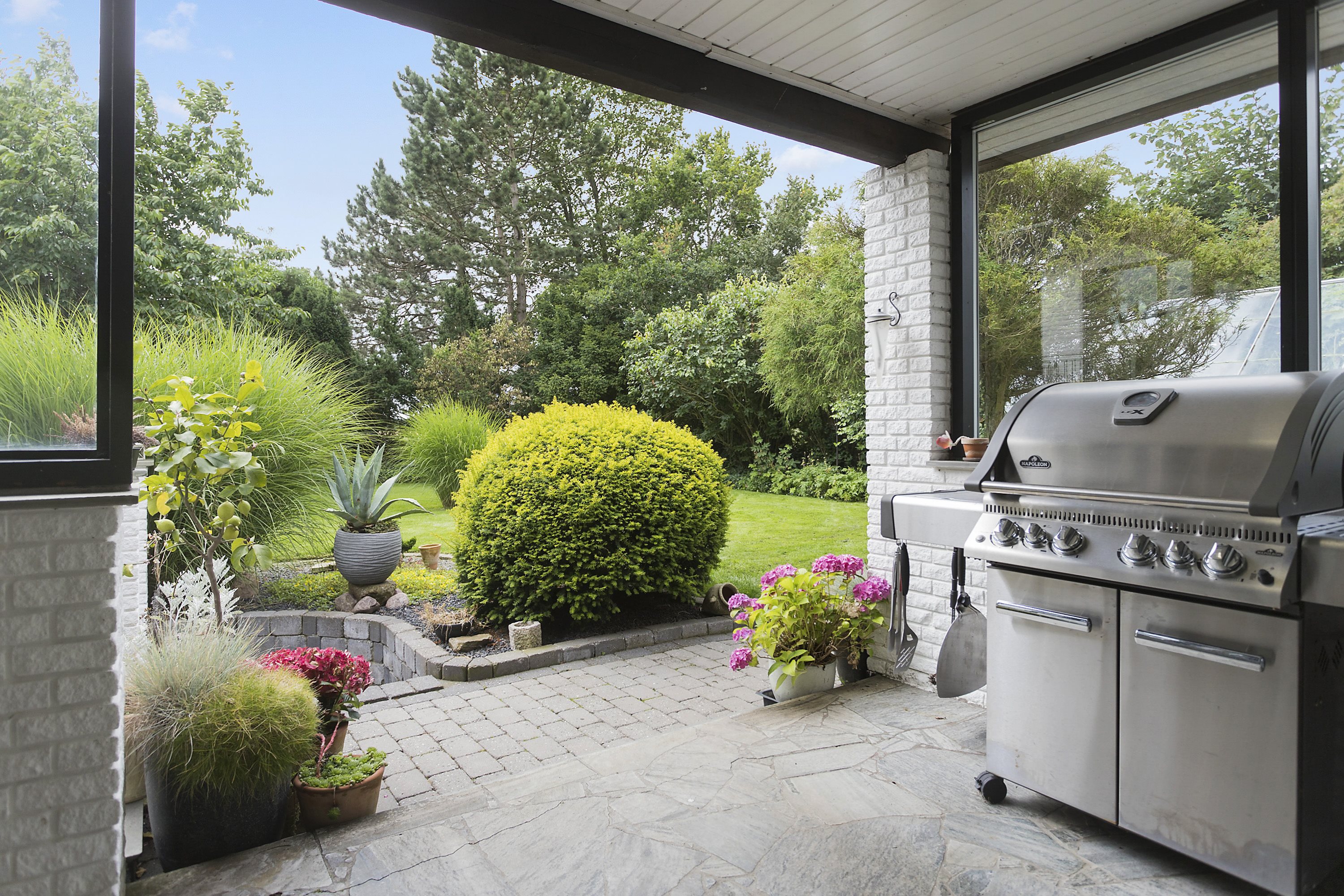 Fremhævet overdækket terrasse billede i fuldskærmstilstand. Billede af Bytoftevej 20, Slimminge, 4100 Ringsted