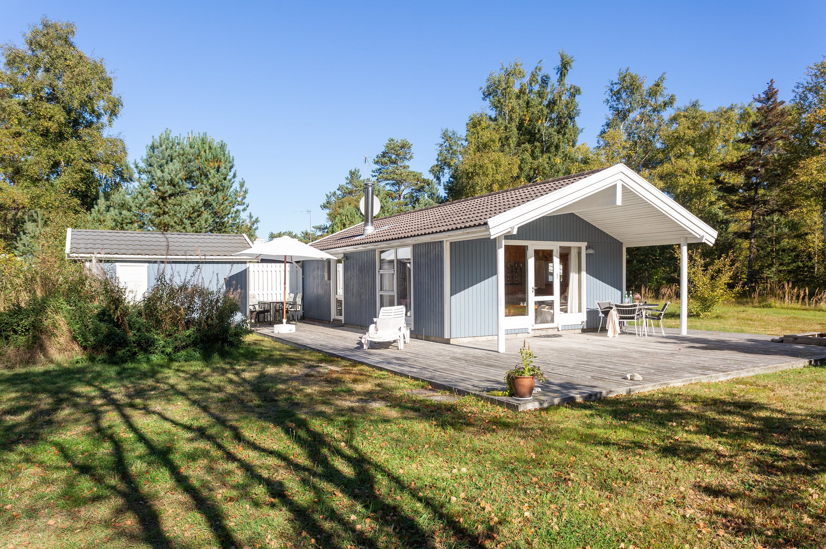 Miniaturebillede 1: facade. Billede af Gravens Jolle 4, Nordmarken, 9940 Læsø