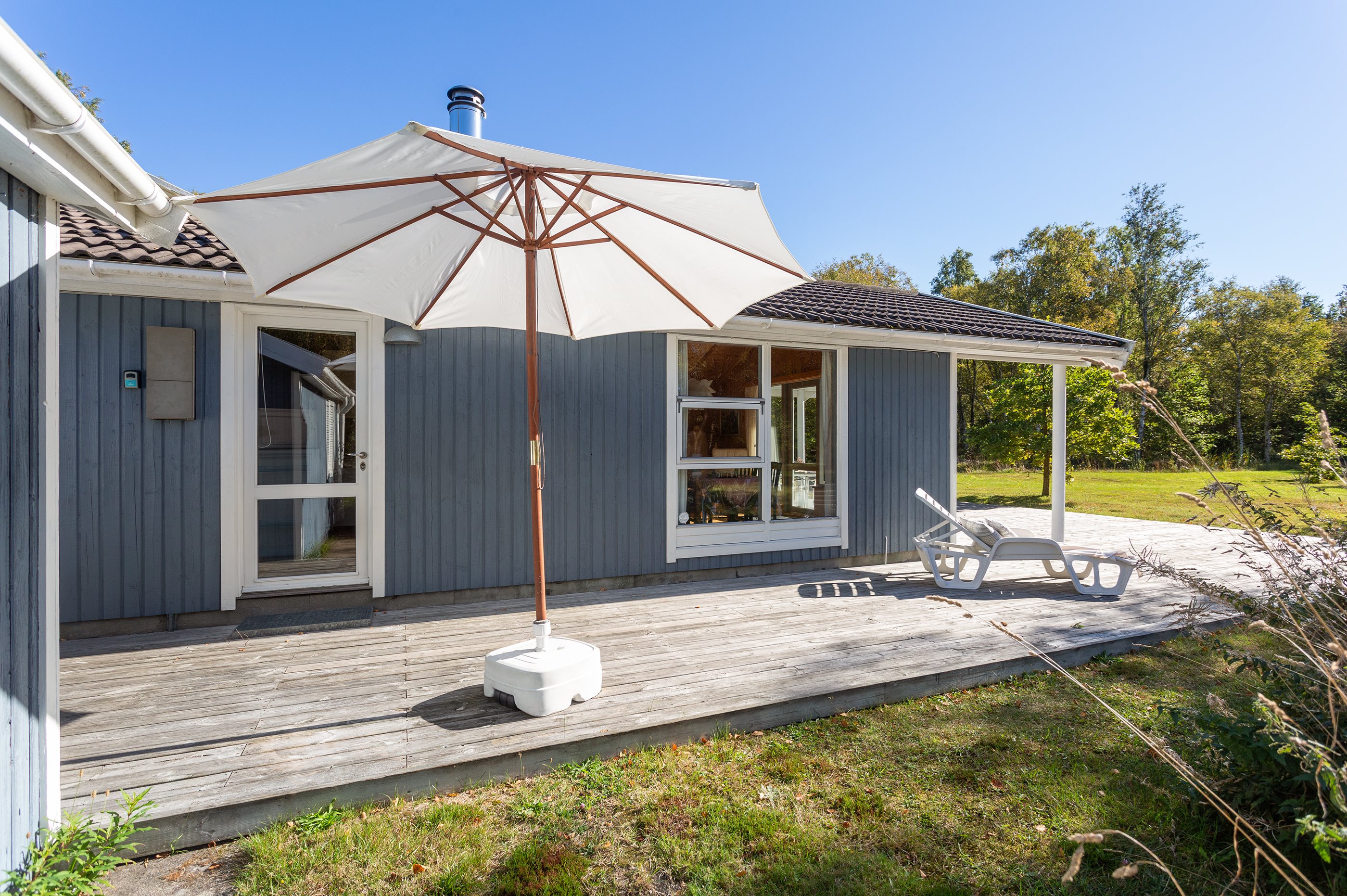 Fremhævet facade billede i fuldskærmstilstand. Billede af Gravens Jolle 4, Nordmarken, 9940 Læsø