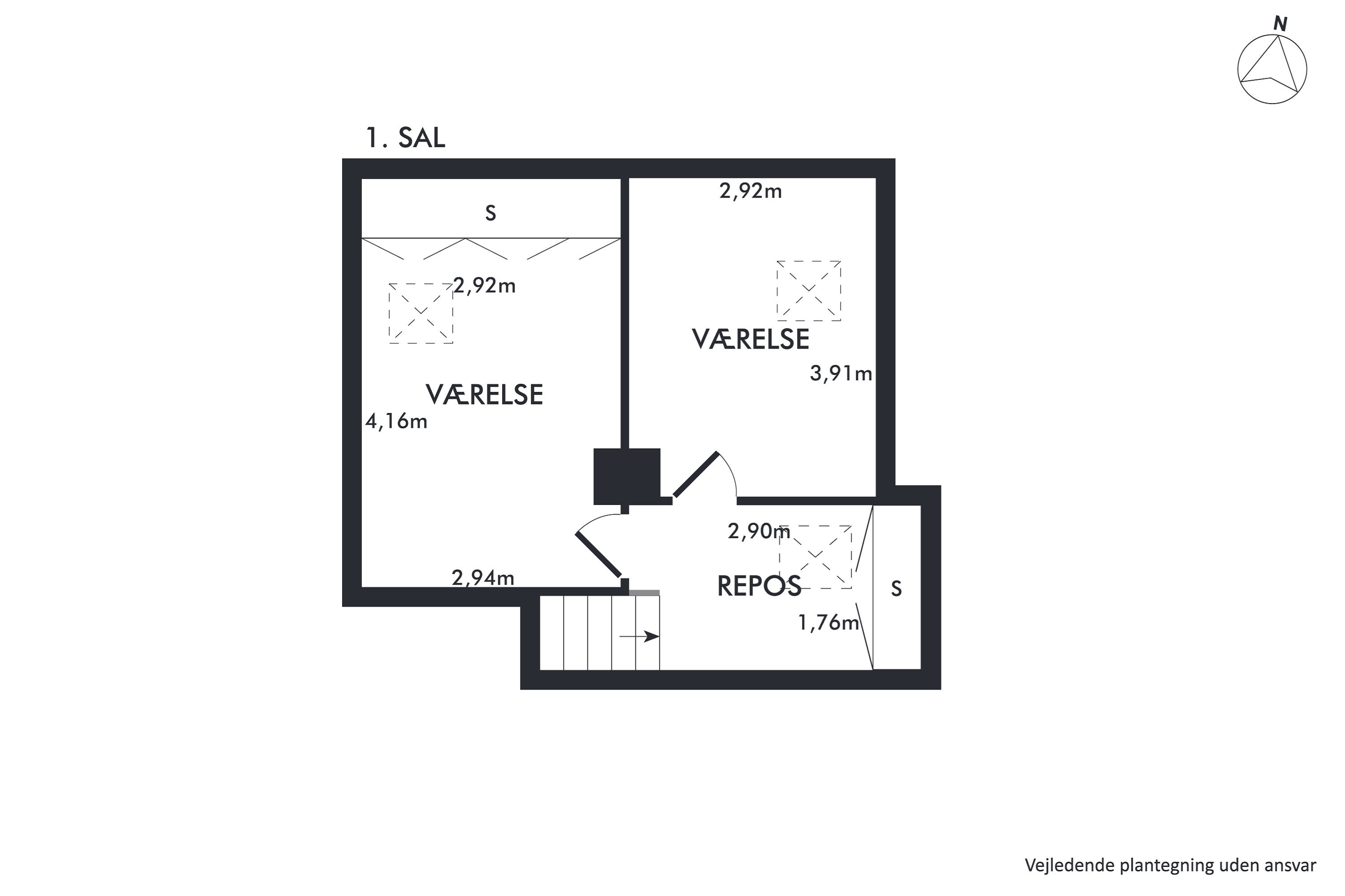 Plantegninger billede af Mosevej 69, 2970 Hørsholm