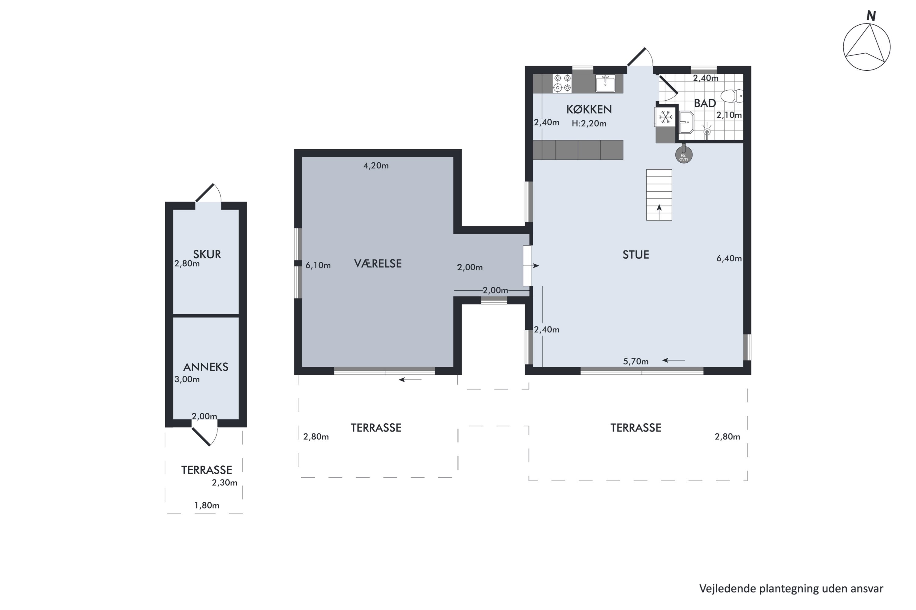 Plantegninger billede af Klokkeblomstvej 1, Vesterø, 9940 Læsø