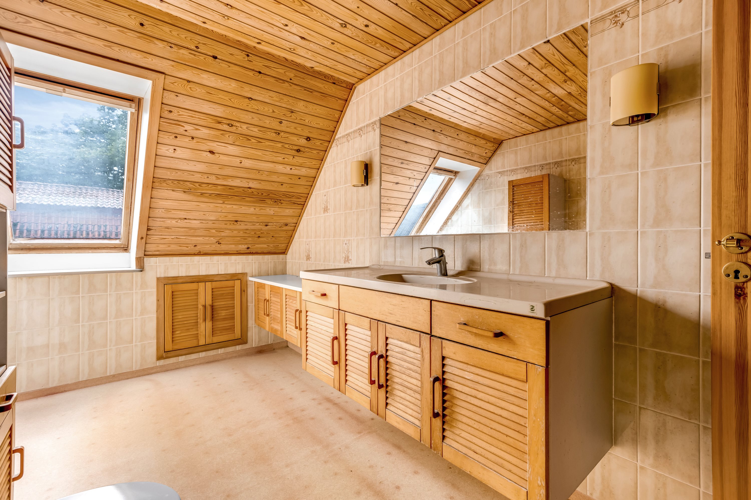 Fremhævet badeværelse billede i fuldskærmstilstand. Billede af Ølsevej 23, Sandby, 4171 Glumsø