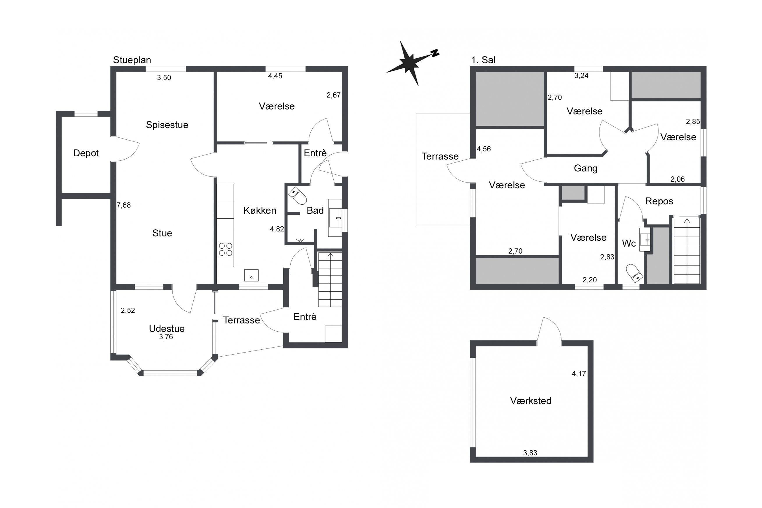 Plantegninger billede af Gl Hirtshalsvej 43, Vidstrup, 9800 Hjørring
