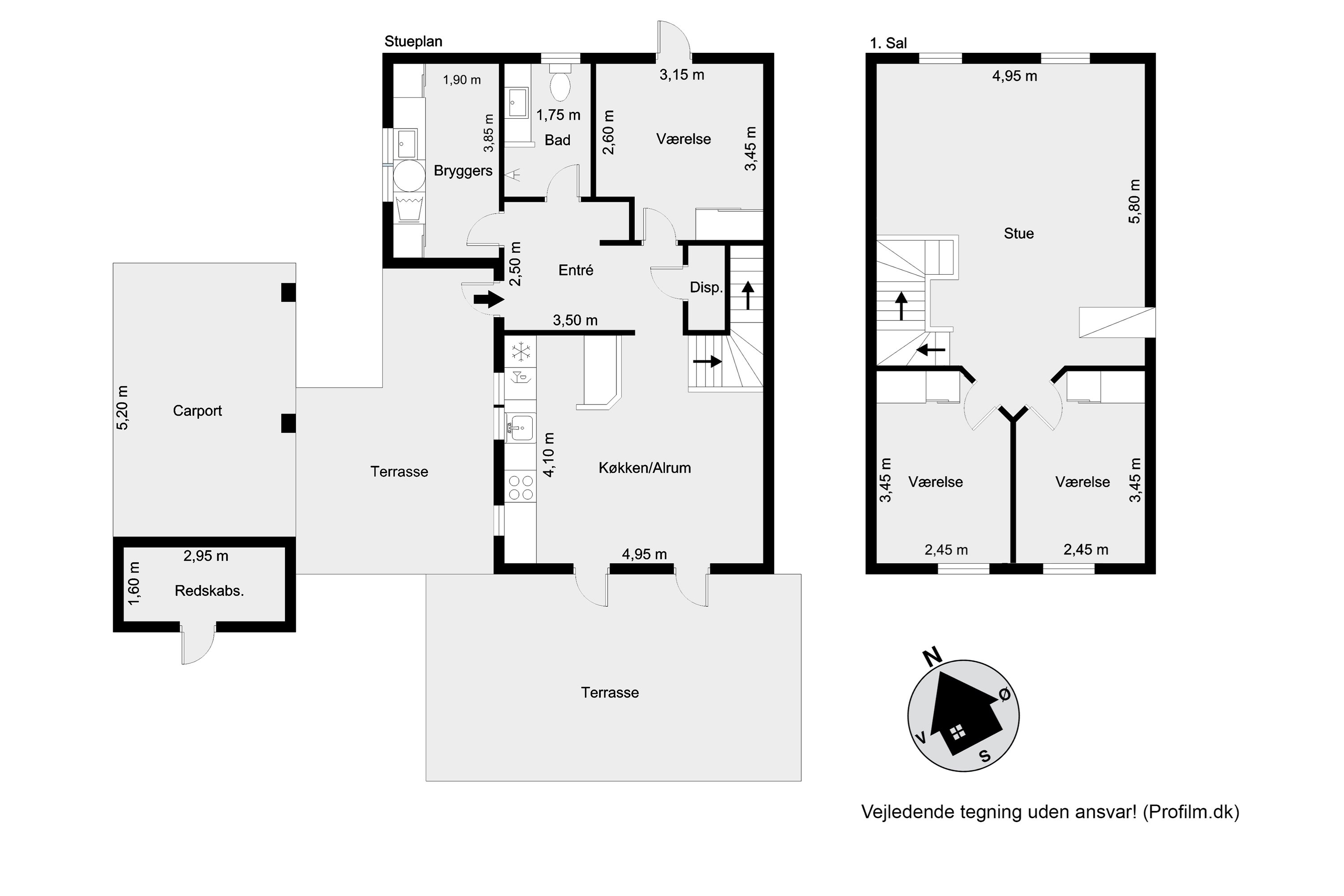Plantegninger billede af Struervej 109A, 7500 Holstebro