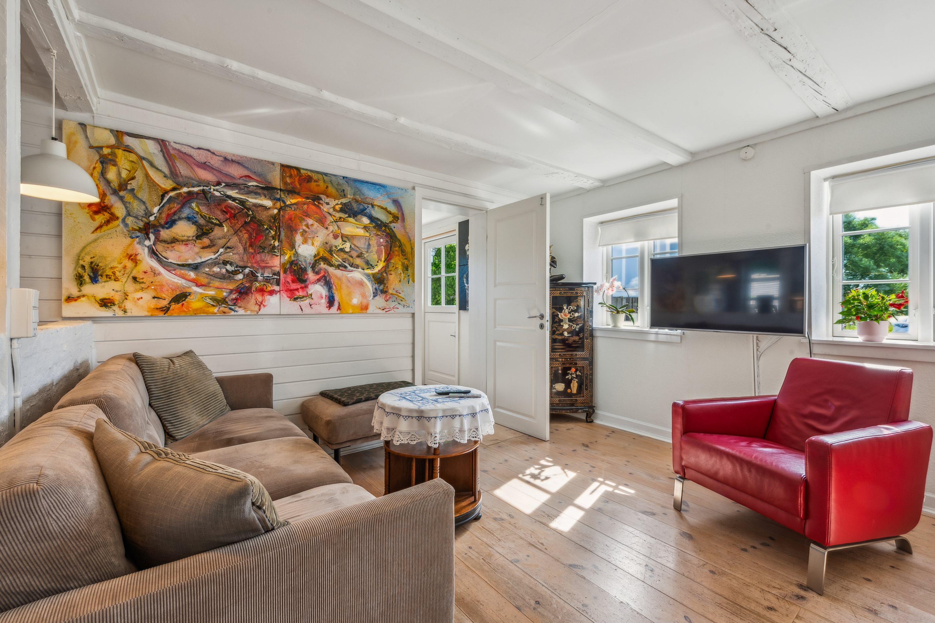 Fremhævet stue billede i fuldskærmstilstand. Billede af Strandvejen 234A, Skotterup, 3070 Snekkersten