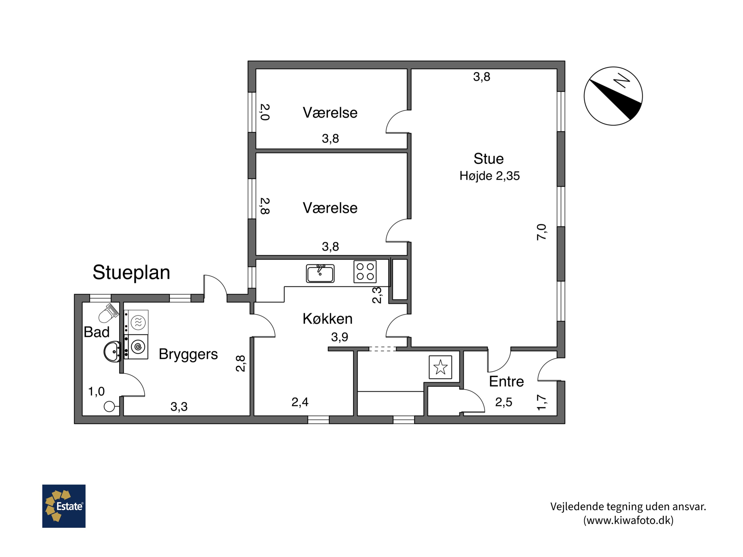 Plantegninger billede af Vesternæsvej 18, 4900 Nakskov