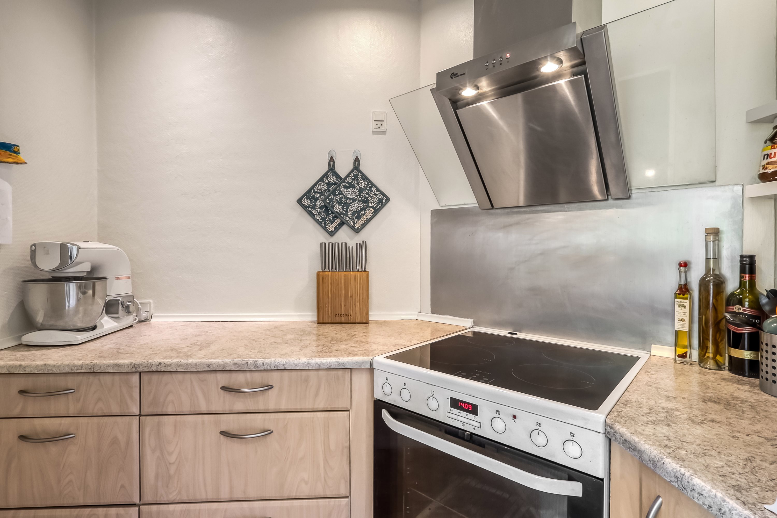 Fremhævet køkken billede i fuldskærmstilstand. Billede af Østergade 27, 5874 Hesselager