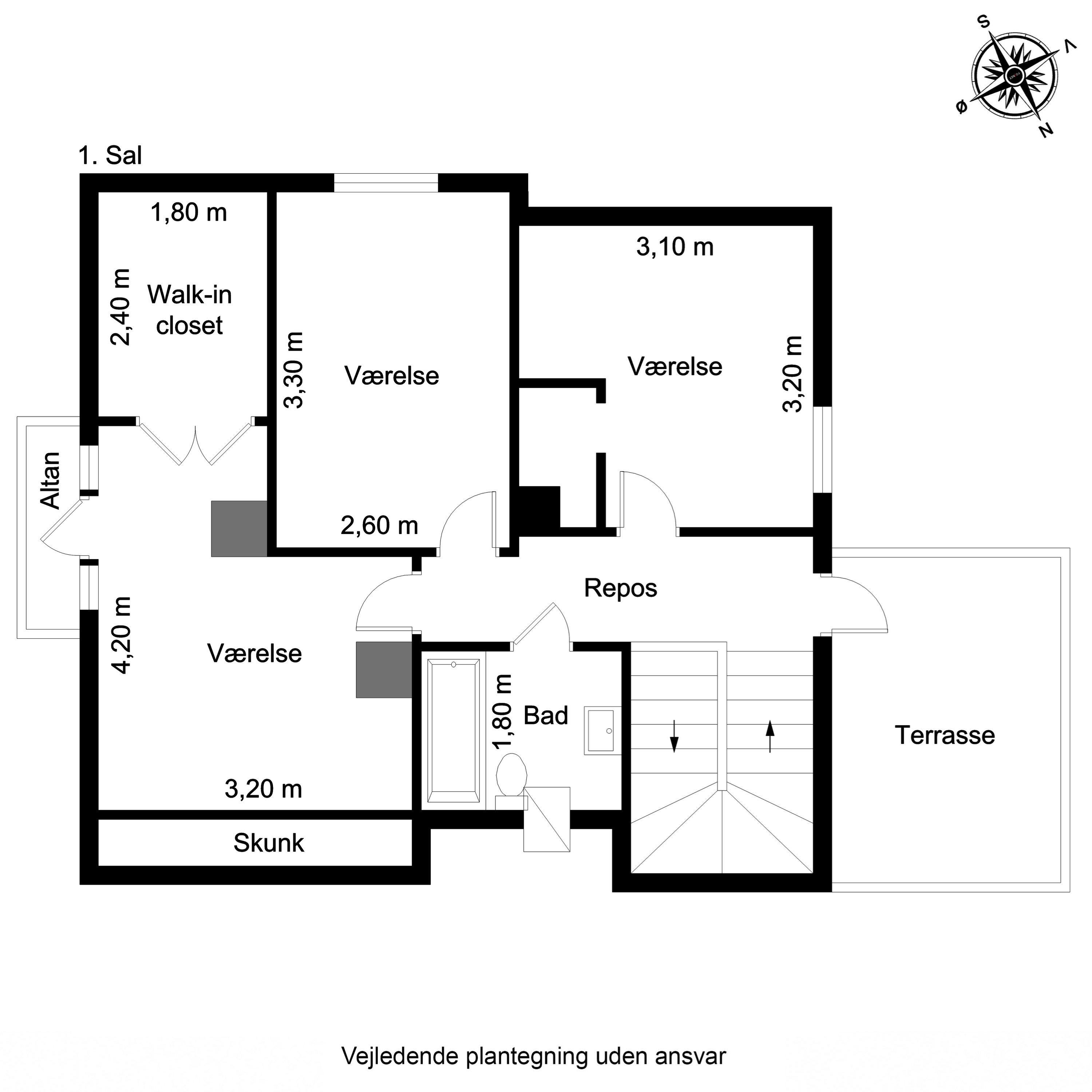 Plantegninger billede af Østergade 27, 5874 Hesselager