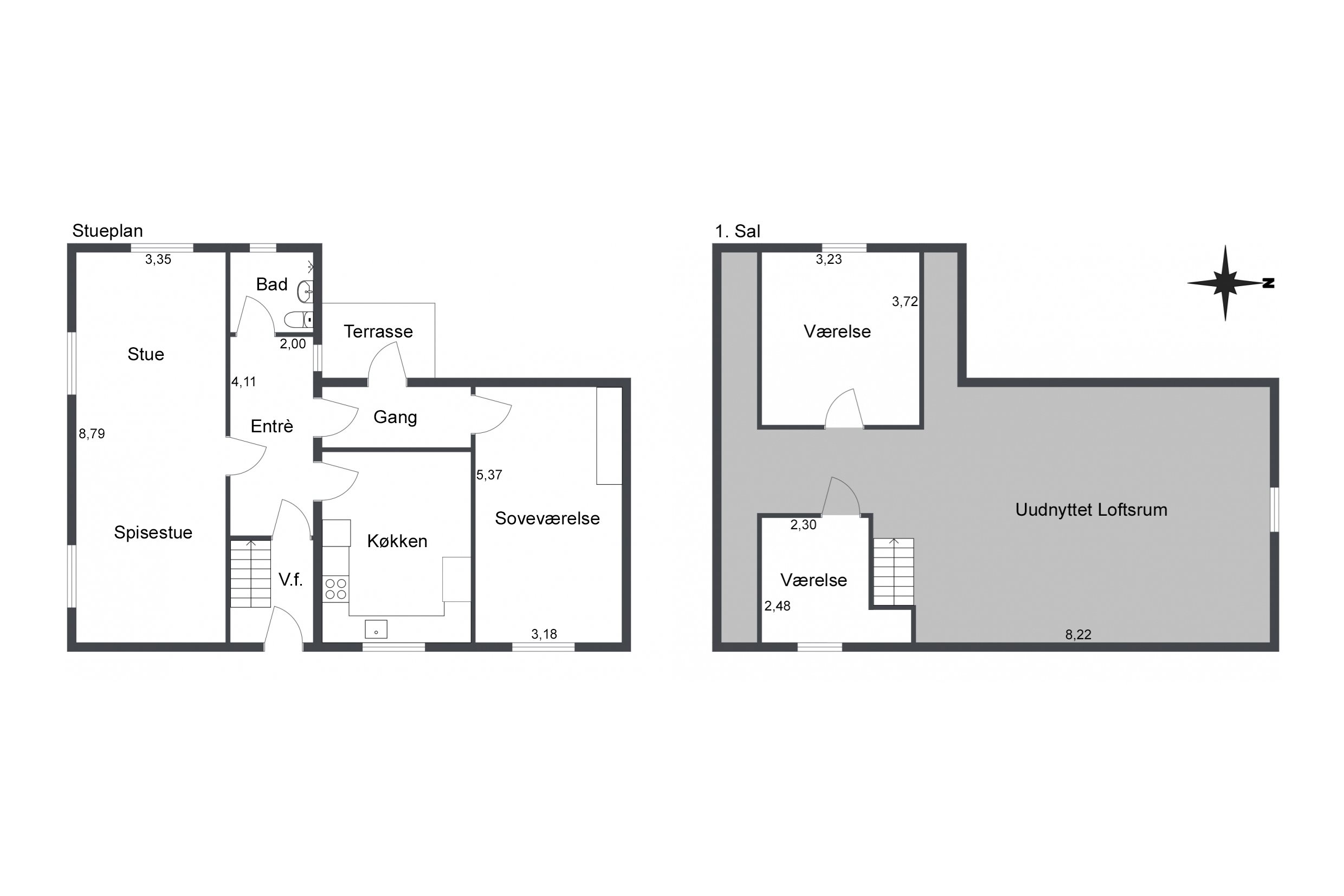 Plantegninger billede af Agerledetvej 19, 9870 Sindal