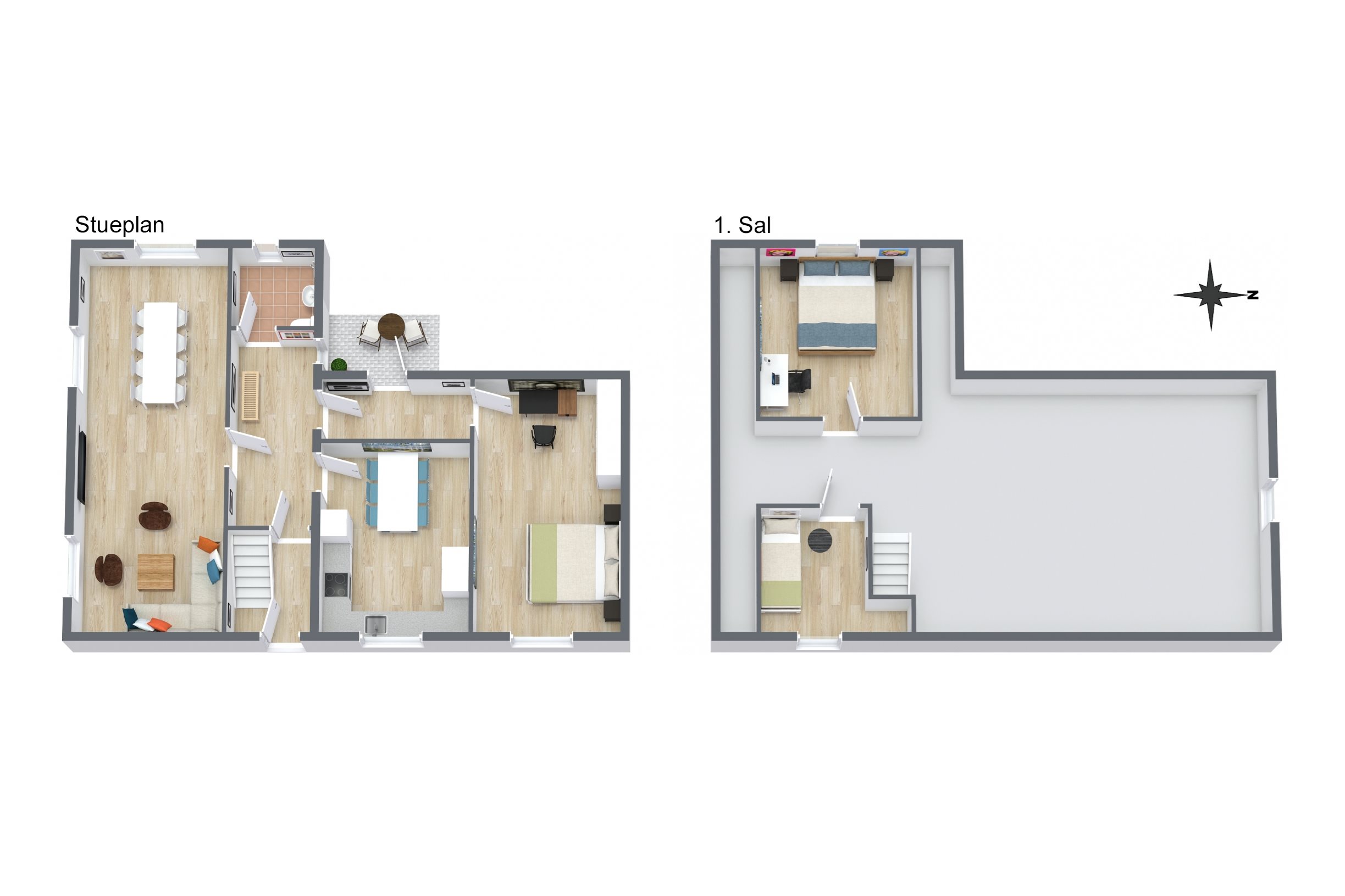 Plantegninger billede af Agerledetvej 19, 9870 Sindal