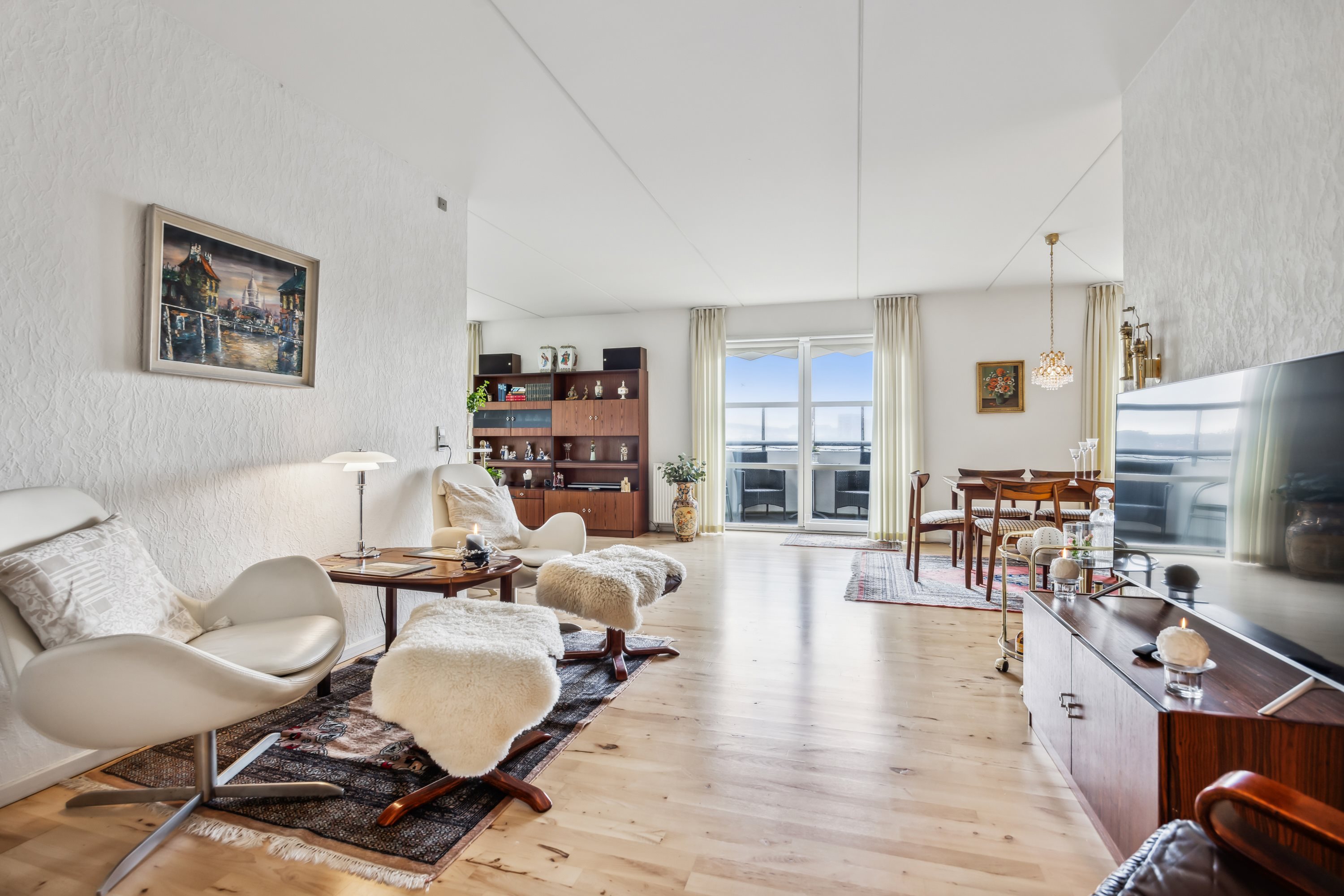 Fremhævet stue billede i fuldskærmstilstand. Billede af Solvangsvej 6, 3. tv., 9000 Aalborg