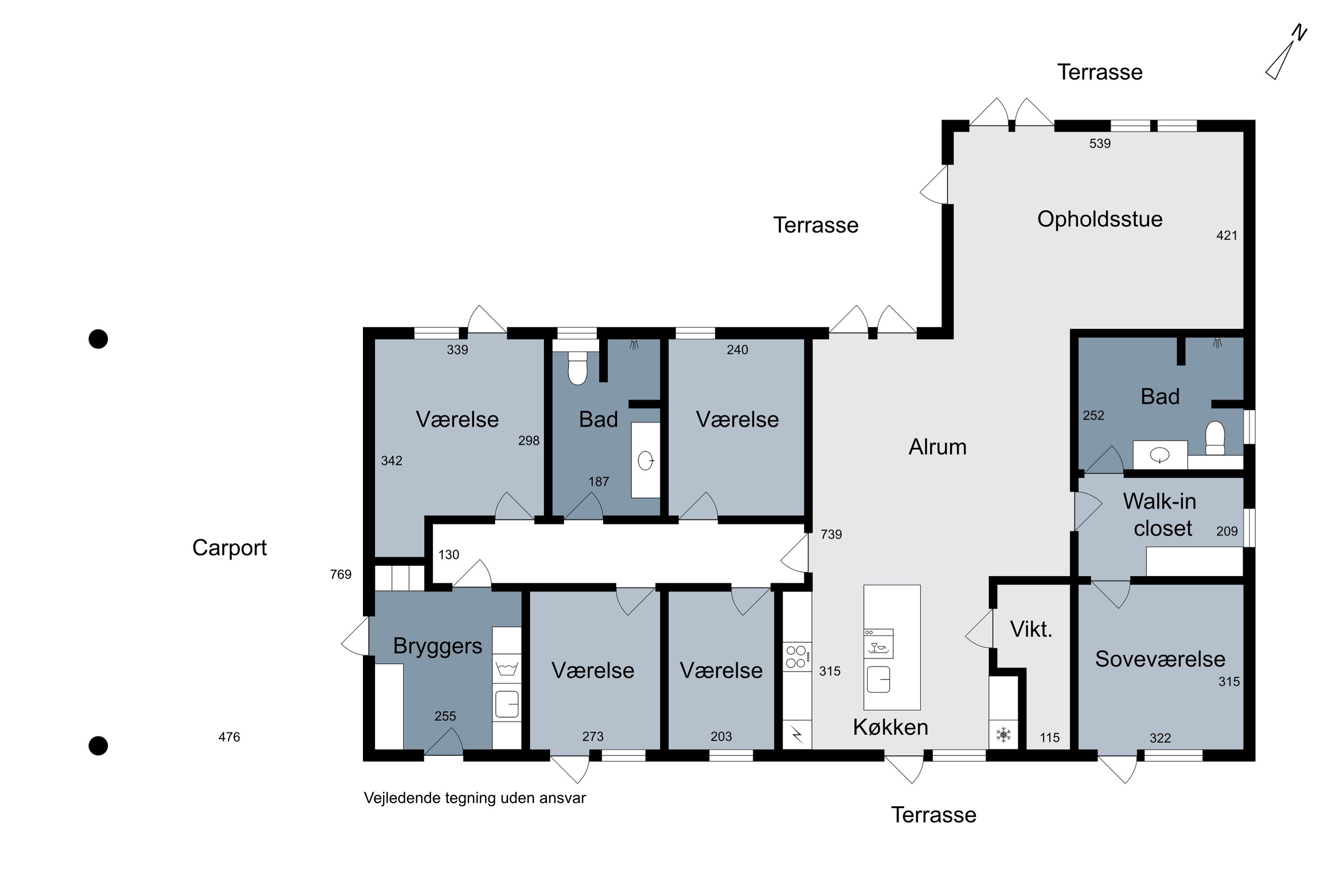 Plantegninger billede af Skovvangen 17, Grimstrup, 6818 Årre