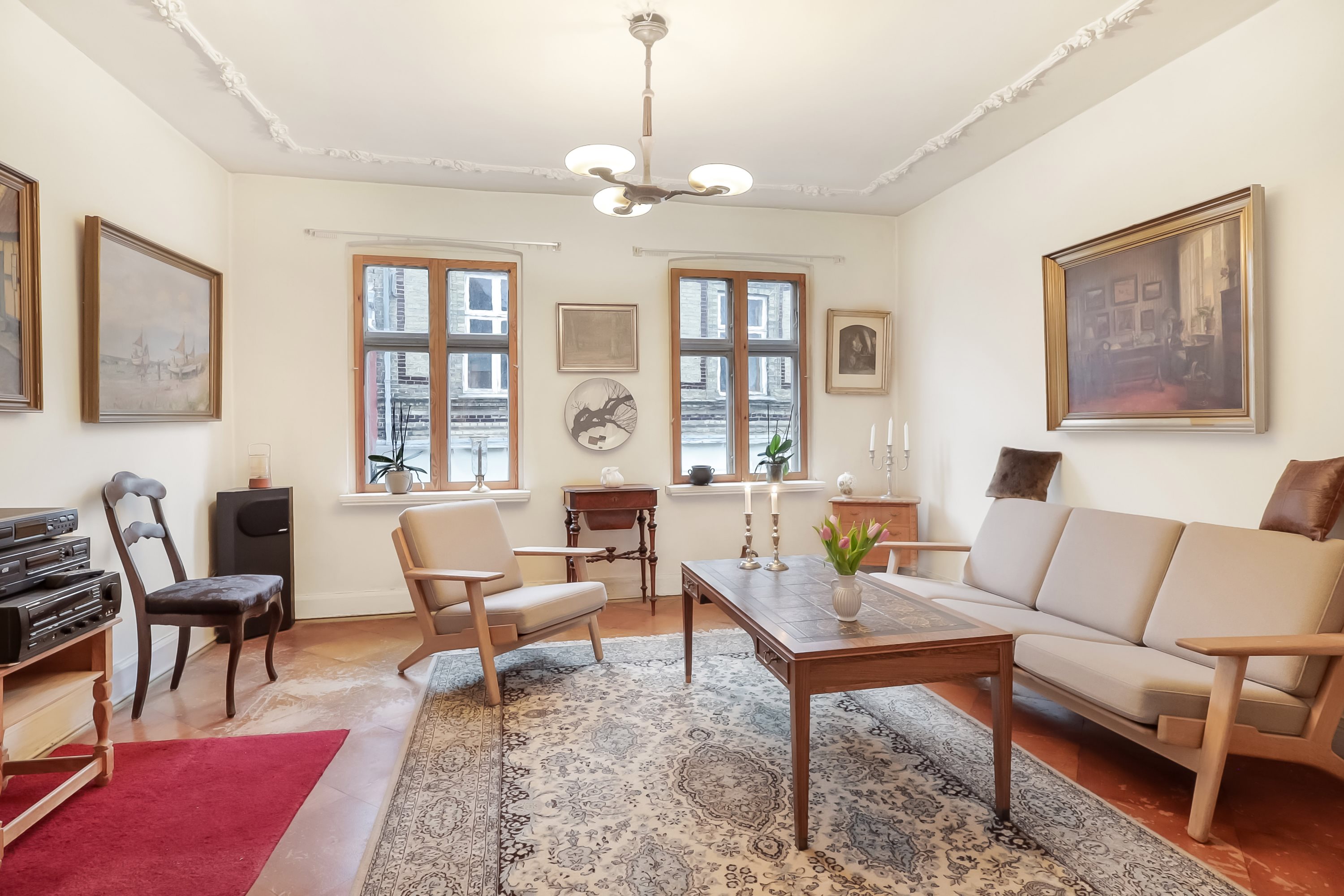 Fremhævet stue billede i fuldskærmstilstand. Billede af Østergade 20, 5900 Rudkøbing