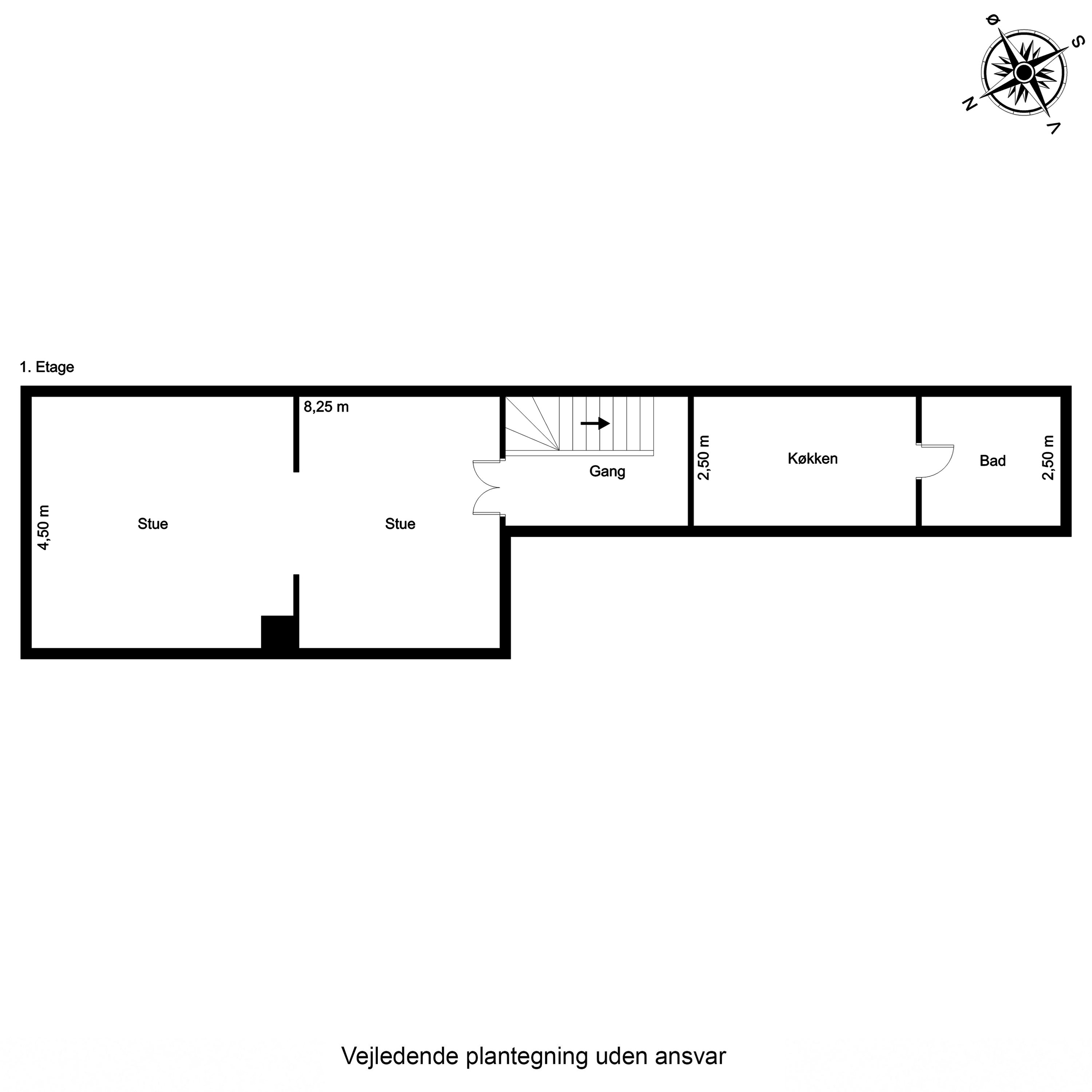 Plantegninger billede af Østergade 20, 5900 Rudkøbing
