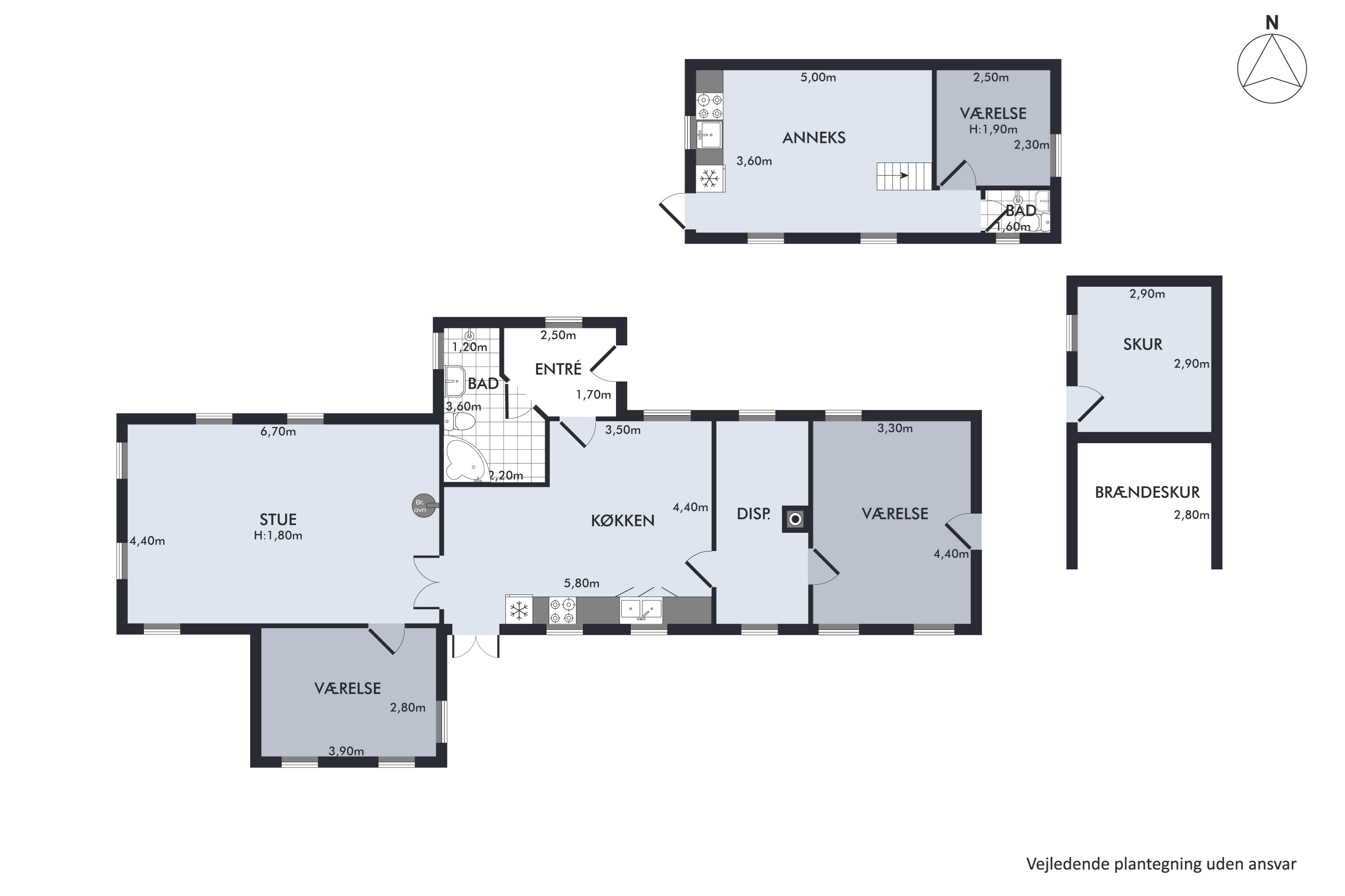 Plantegninger billede af Juelsmindevej 3, Byrum, 9940 Læsø