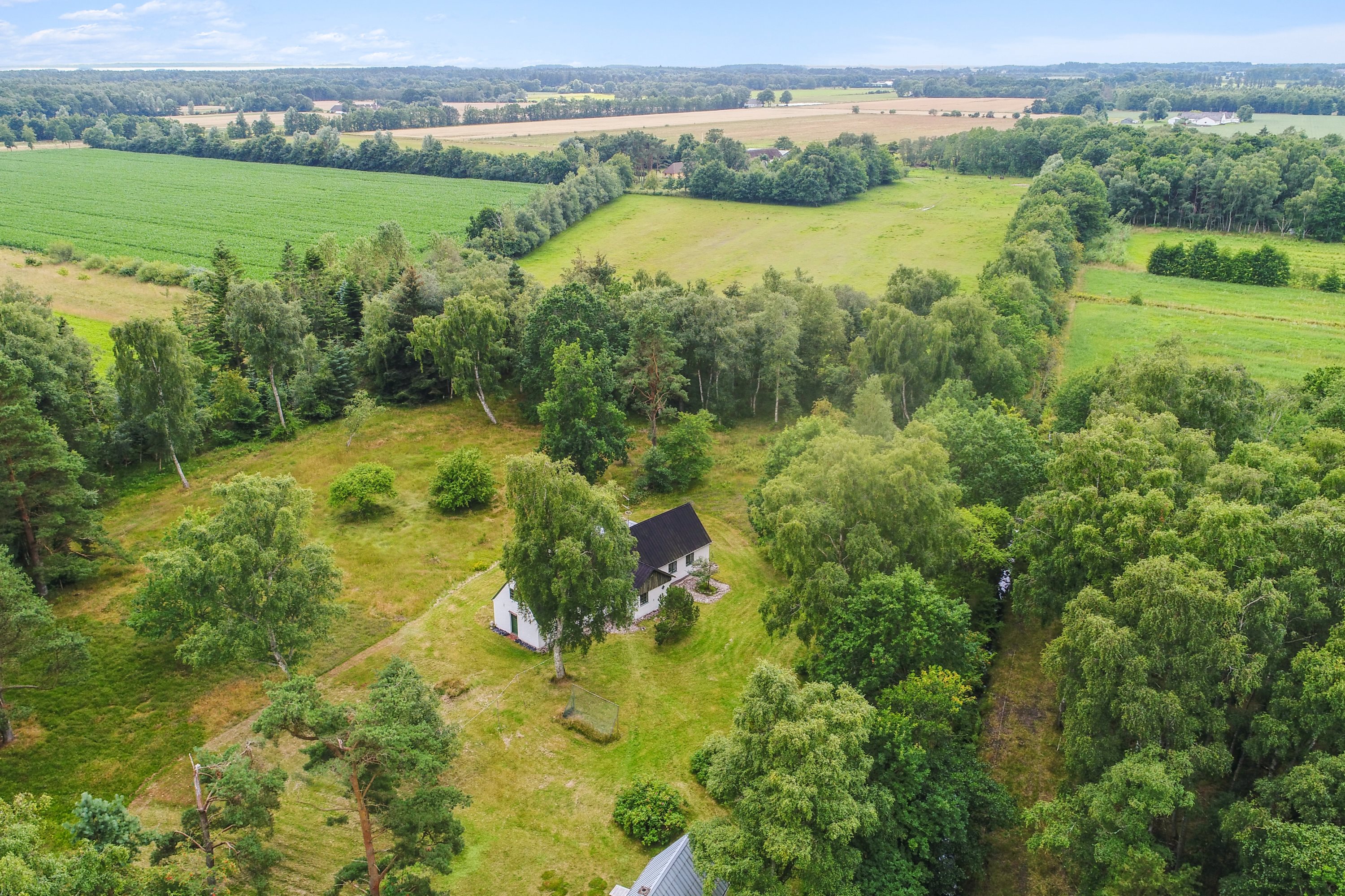 Fritidshus: Luftfoto på Juelsmindevej 3, Byrum, 9940 Læsø