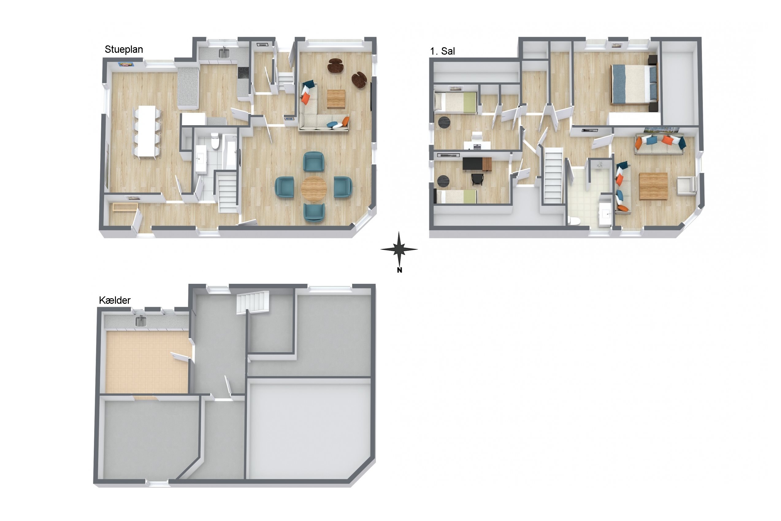 Plantegninger billede af Hjørringvej 413, 9750 Østervrå