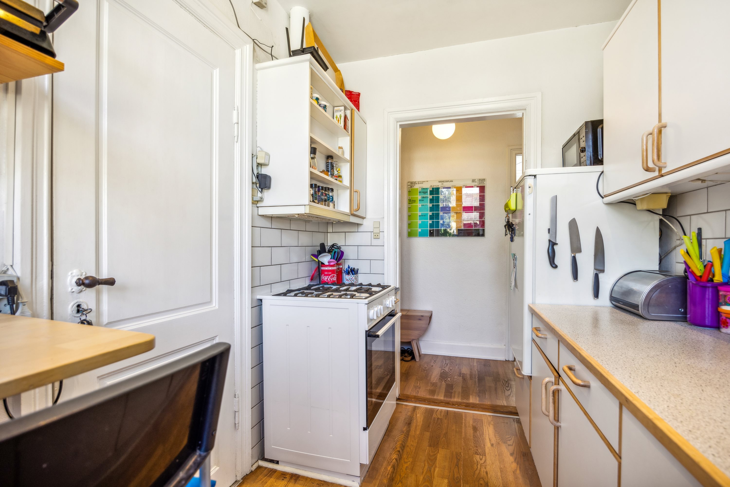 Fremhævet køkken billede i fuldskærmstilstand. Billede af Hjulmagervej 6, 2. tv., 9000 Aalborg