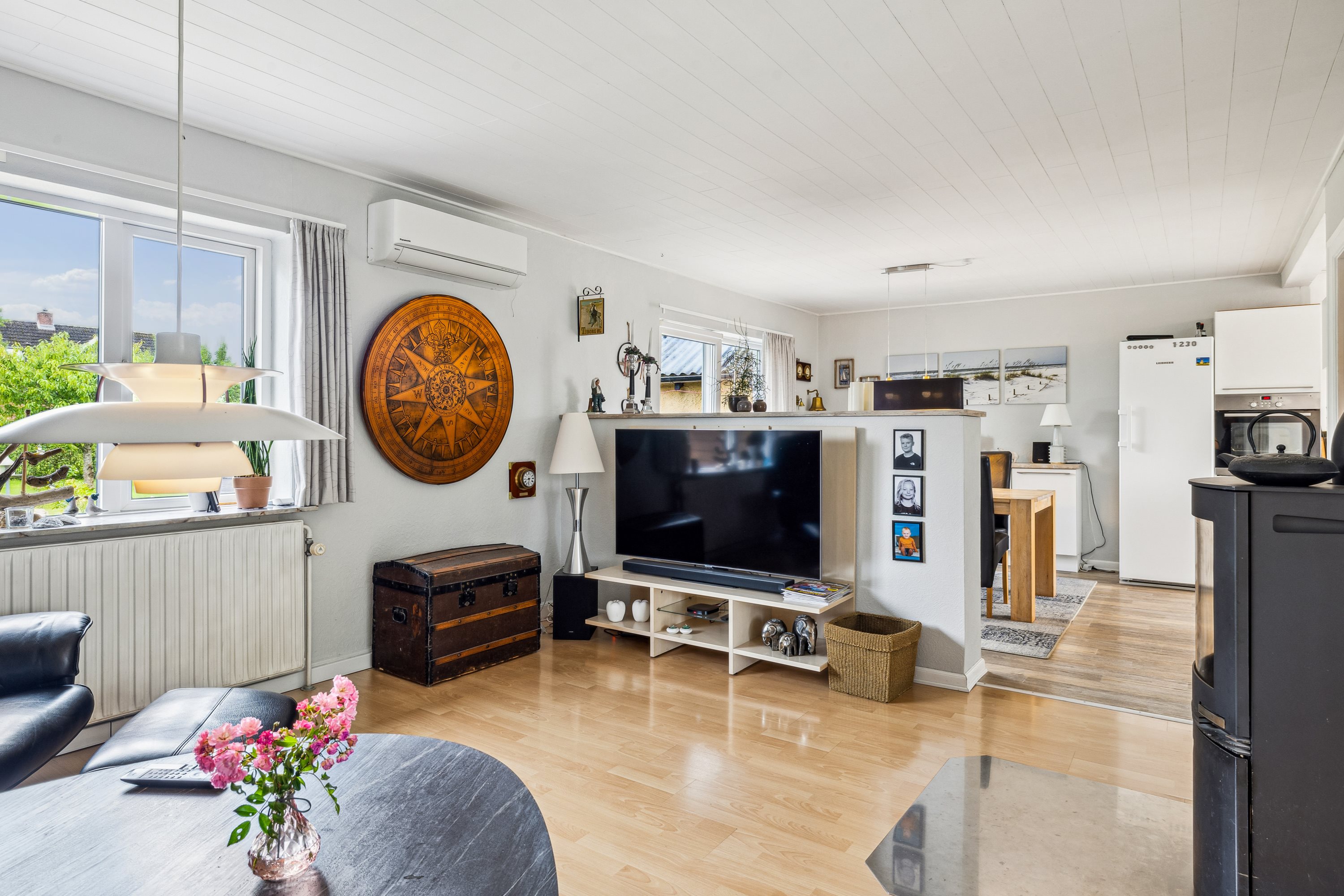 Fremhævet stue billede i fuldskærmstilstand. Billede af Sejet Bygade 34, Sejet, 8700 Horsens