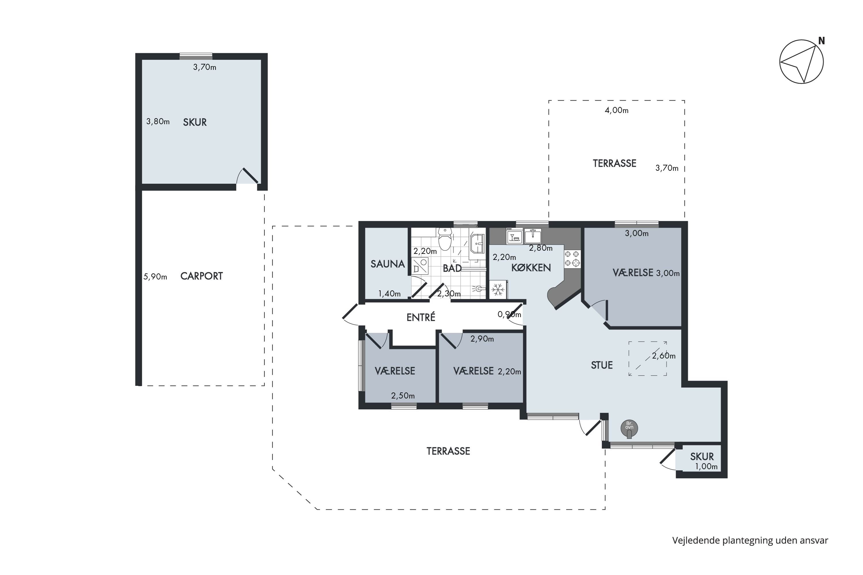 Plantegninger billede af Spurvevej 4, Østerby, 9940 Læsø