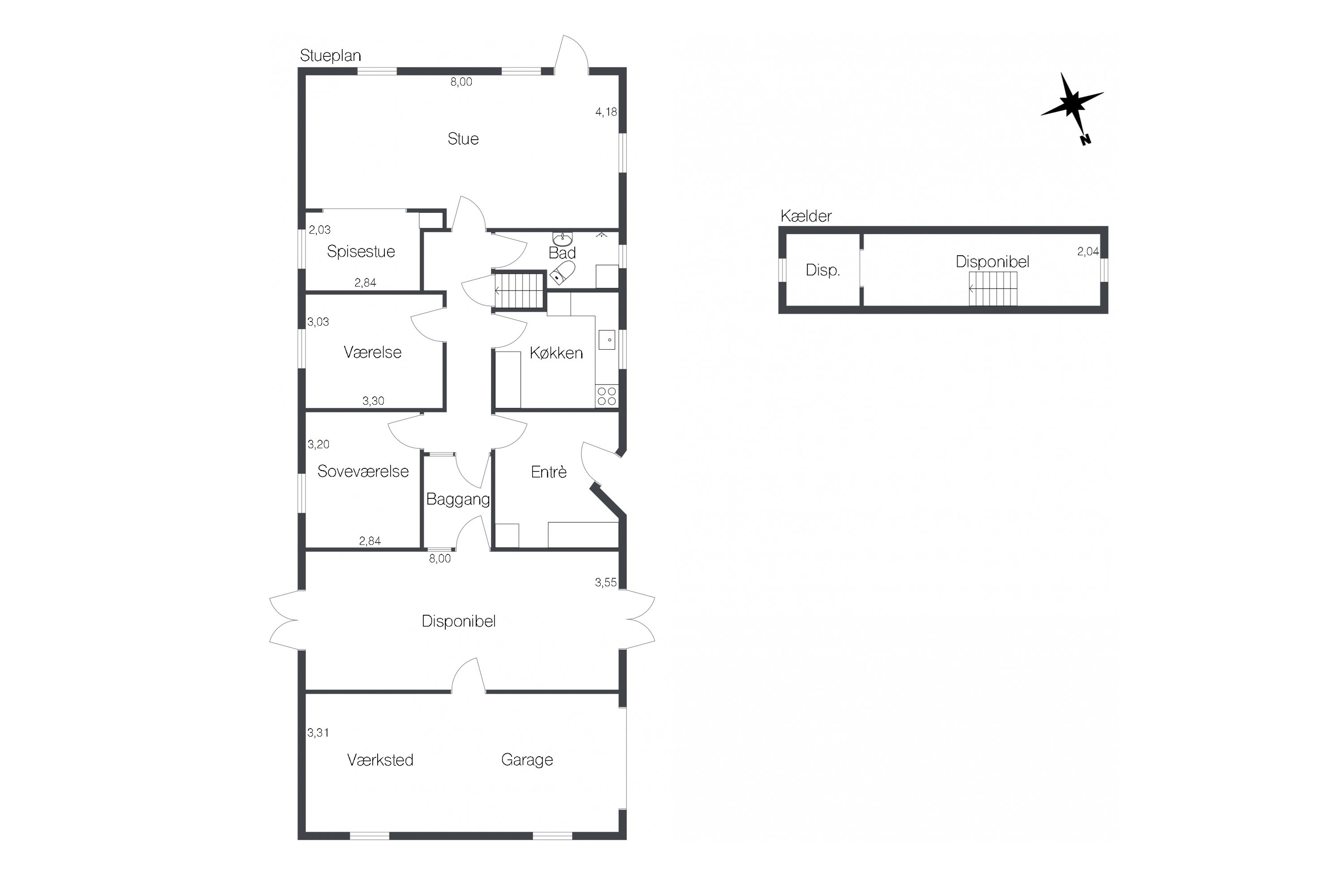 Plantegninger billede af Tårs Møllevej 5, 9830 Tårs