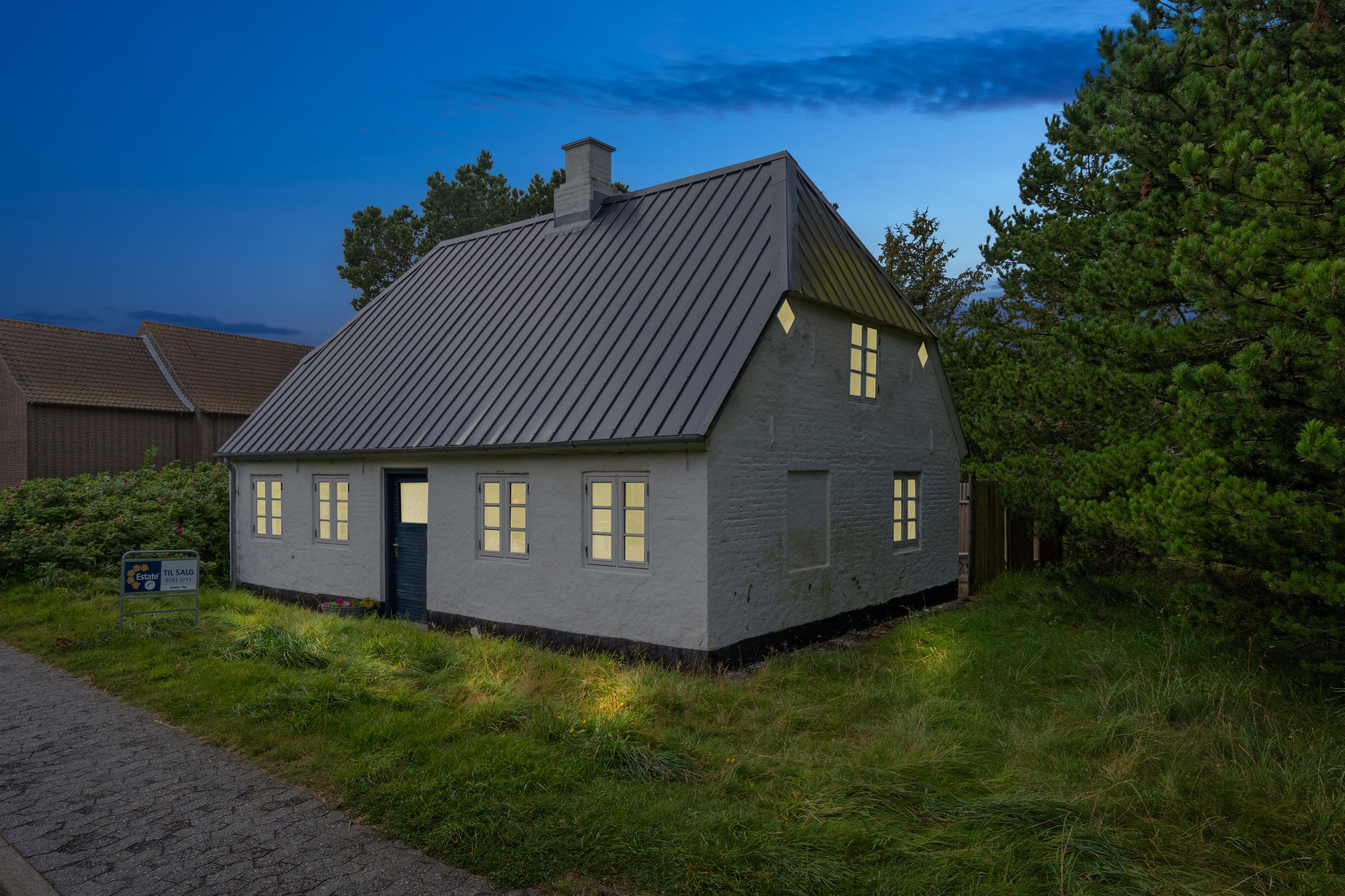 Fremhævet set fra vejen billede i fuldskærmstilstand. Billede af Vangvej 6, Klitmøller, 7700 Thisted