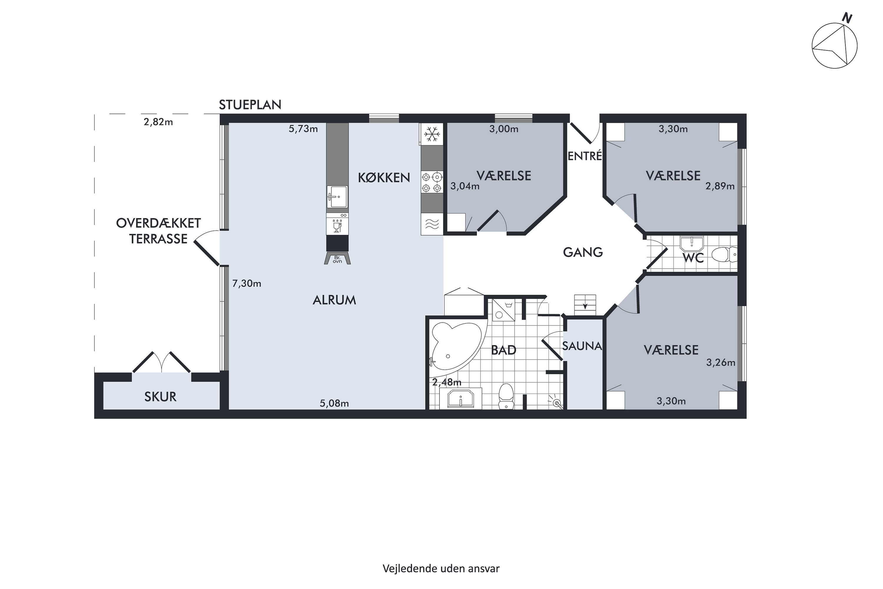 Plantegninger billede af Marinavej 12, 6320 Egernsund