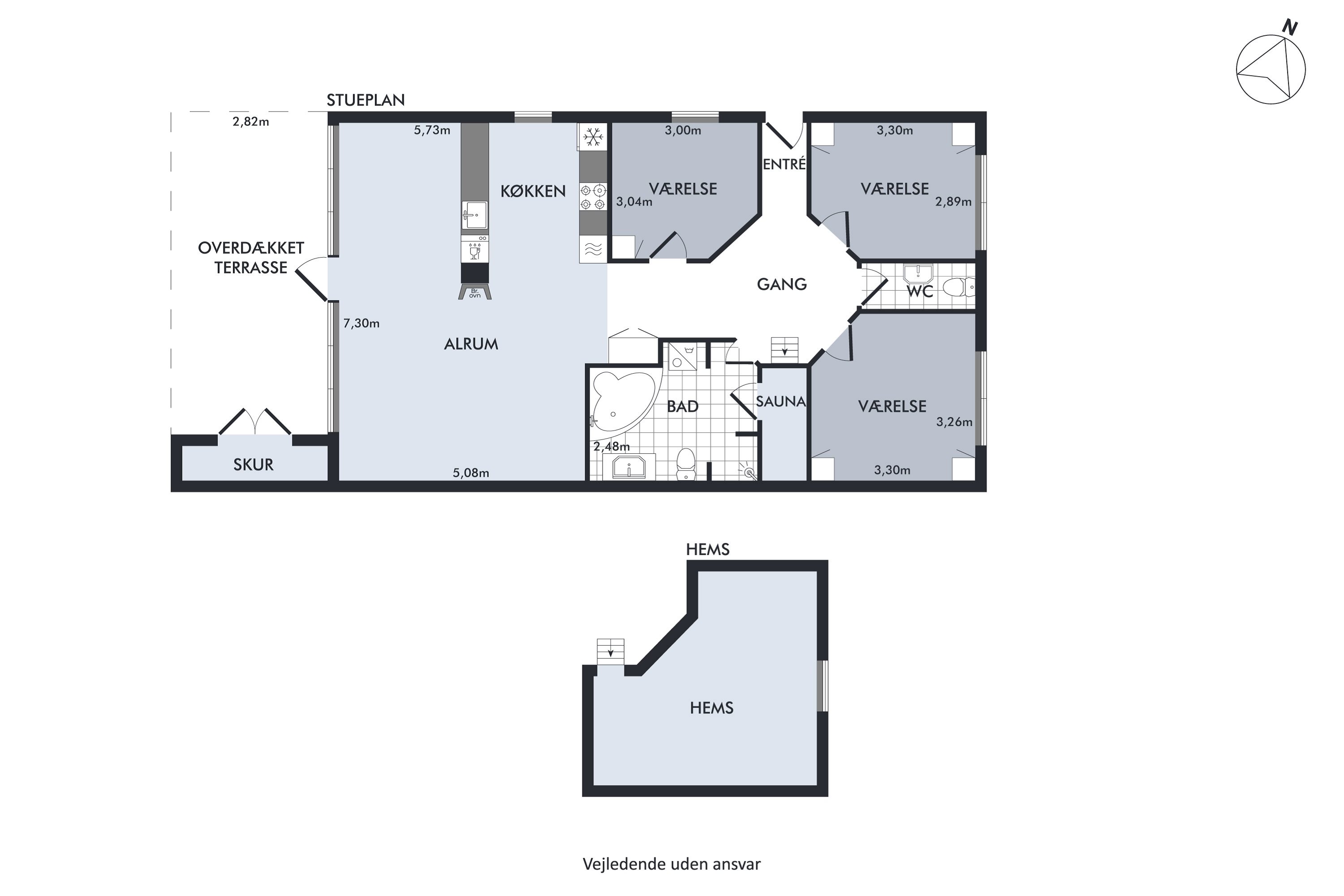 Plantegninger billede af Marinavej 12, 6320 Egernsund