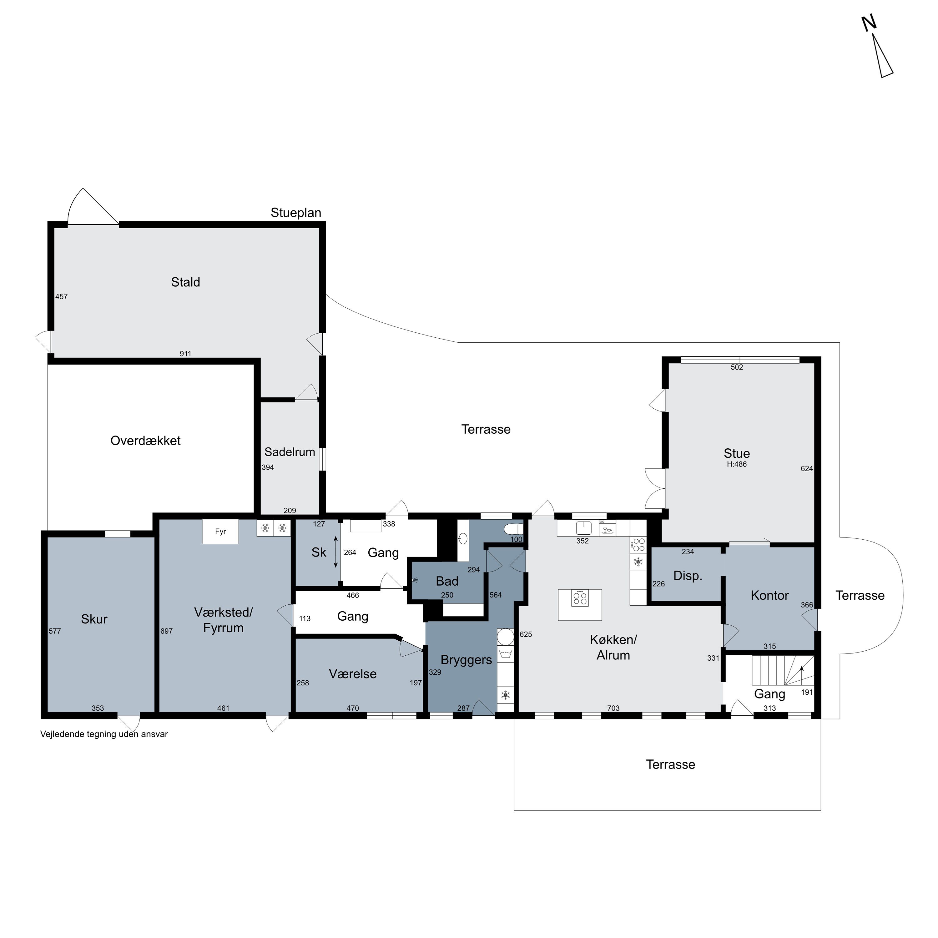 Plantegninger billede af Sårupvej 50, Sårup, 7730 Hanstholm