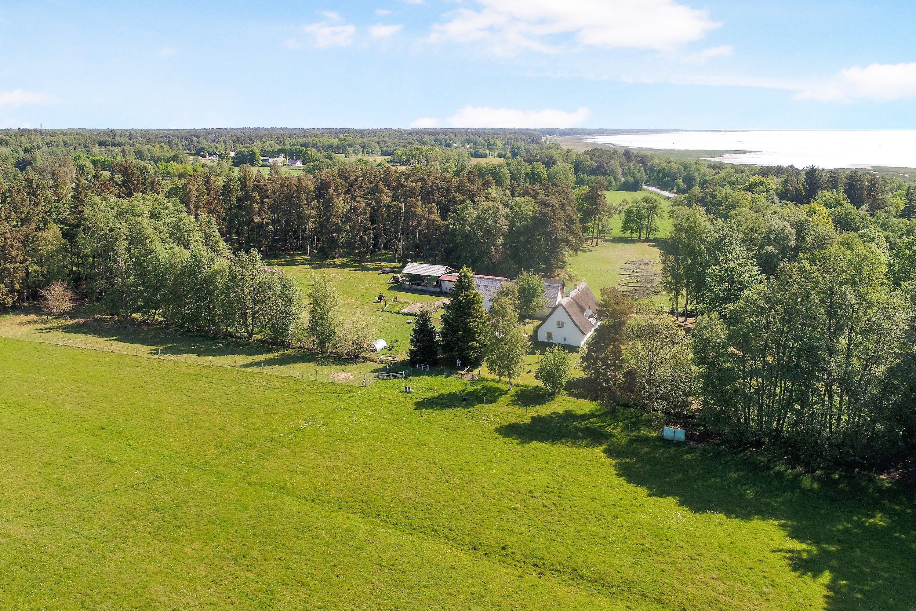 Miniaturebillede 1: luftfoto. Billede af Østerbyvejen 39, Østerby, 9940 Læsø