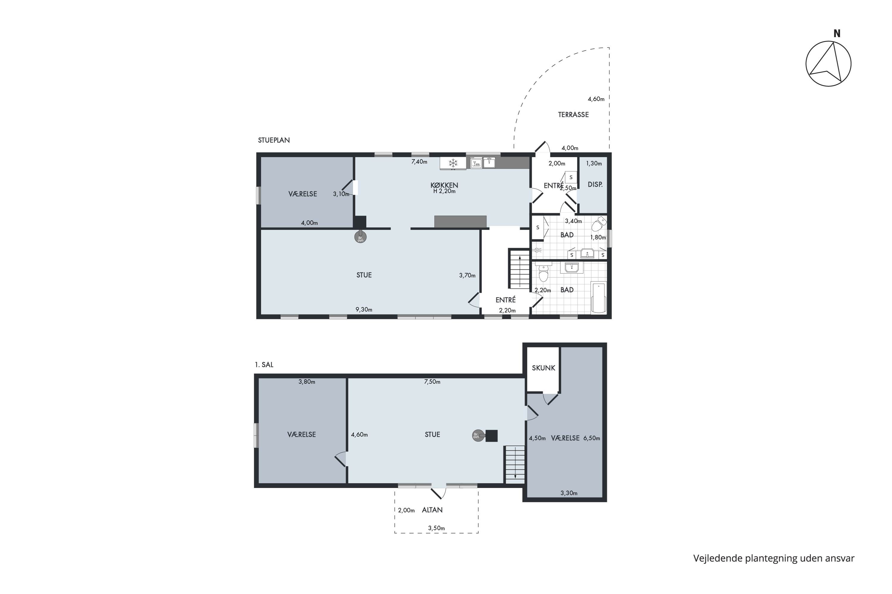 Plantegninger billede af Østerbyvejen 39, Østerby, 9940 Læsø
