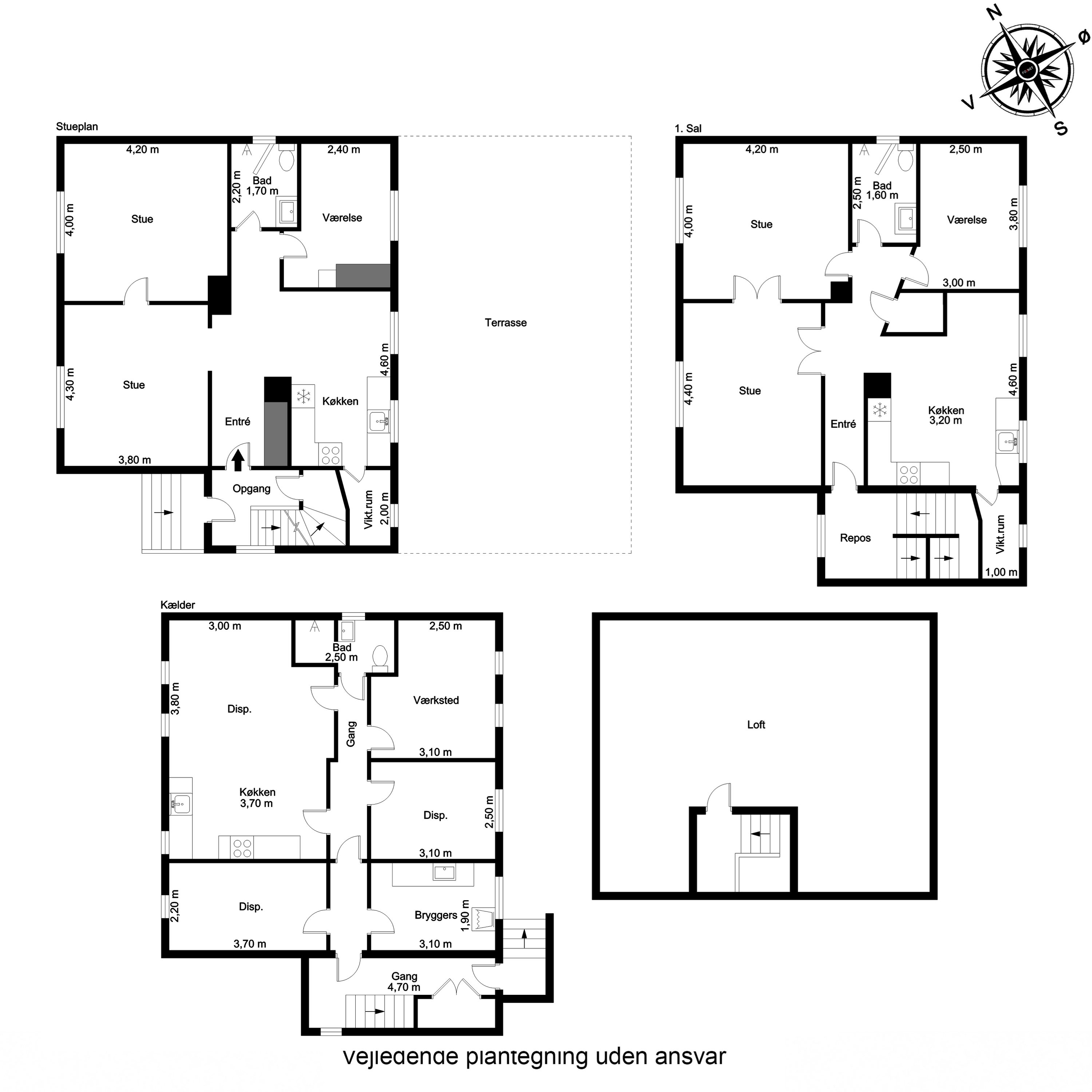 Plantegninger billede af Pjentemøllestræde 8, 5700 Svendborg