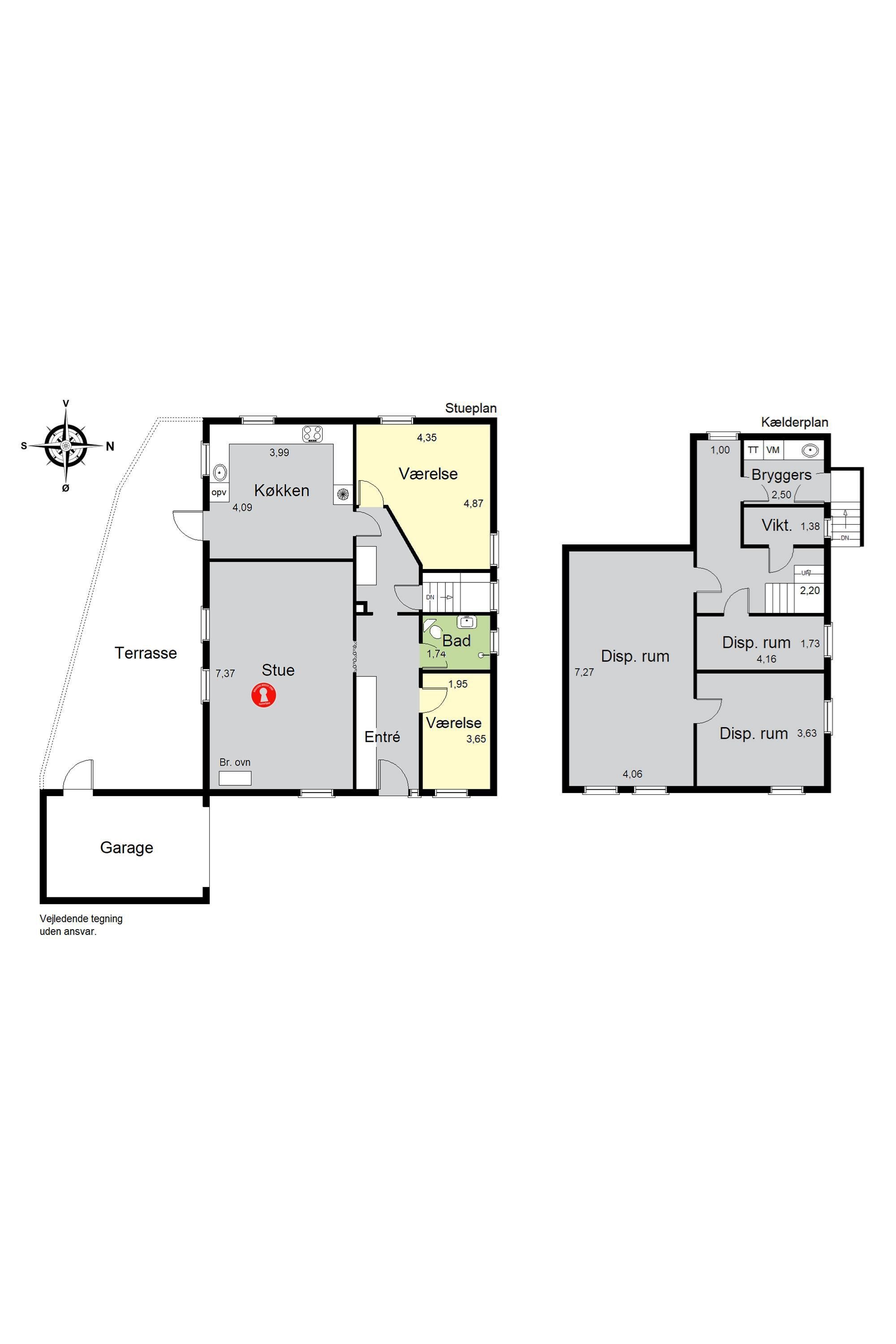 Plantegninger billede af Langagergyden 10, Nørre Lyndelse, 5792 Årslev