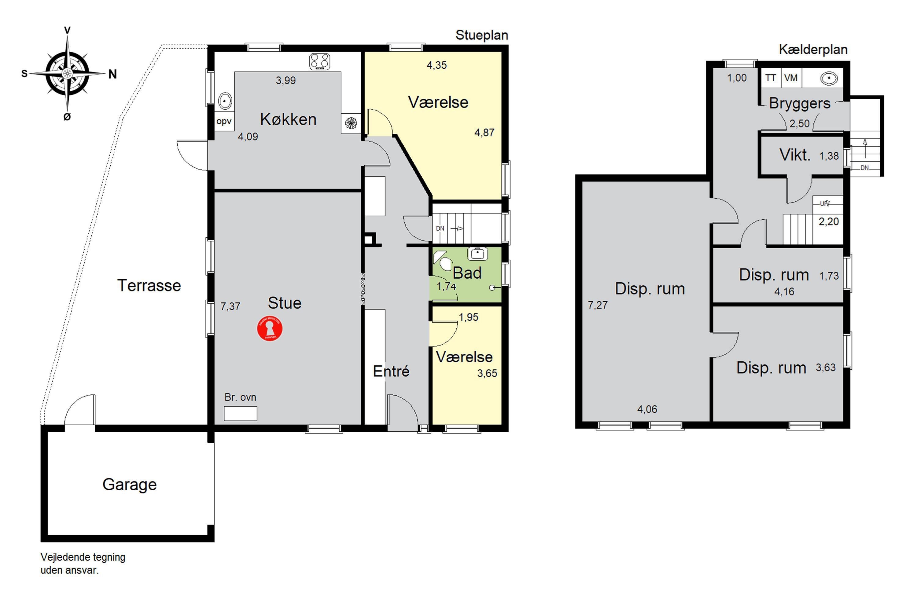 Plantegninger billede af Langagergyden 10, Nørre Lyndelse, 5792 Årslev