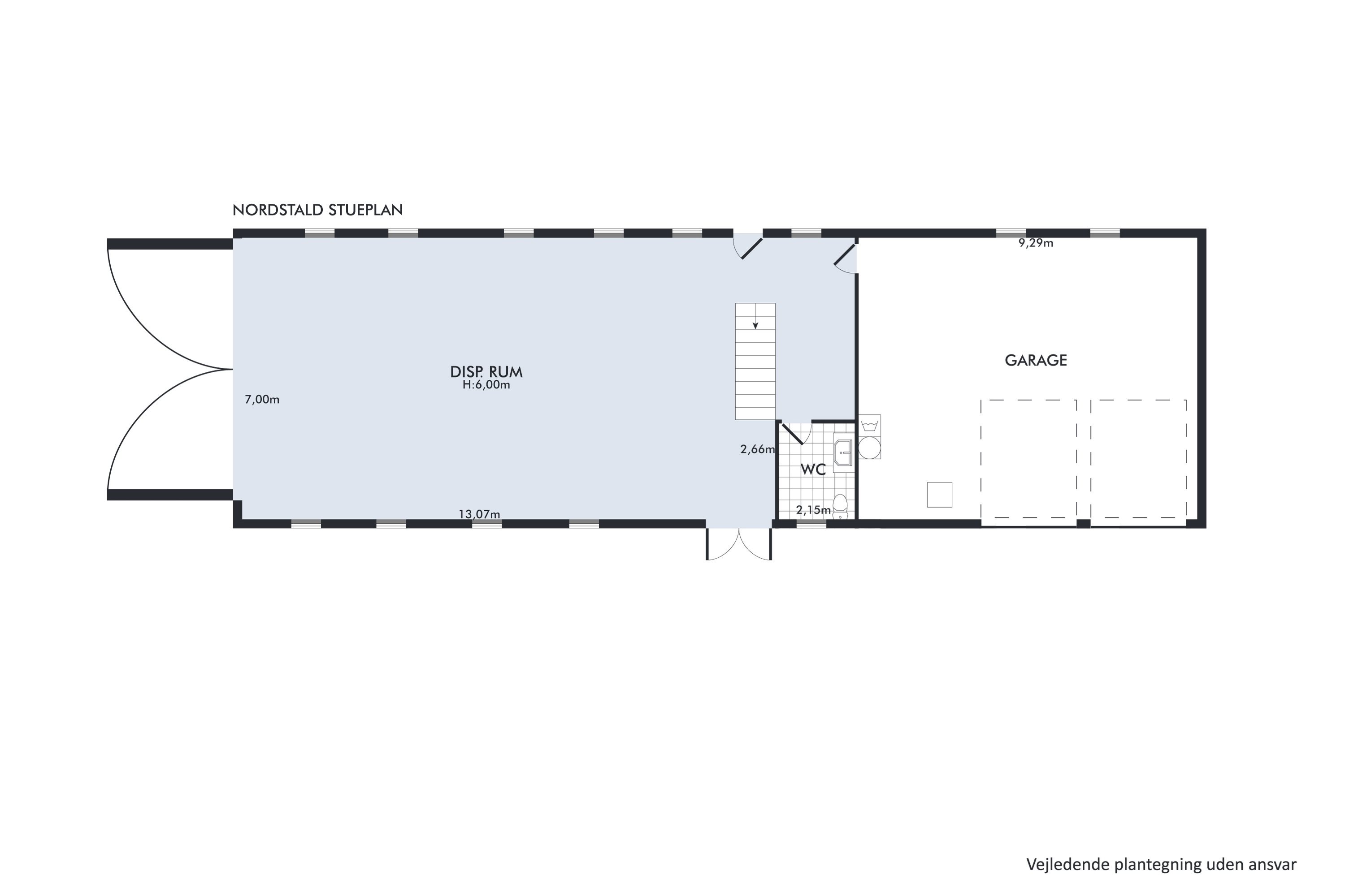 Plantegninger billede af Dalbyvej 1, Brå, 8783 Hornsyld