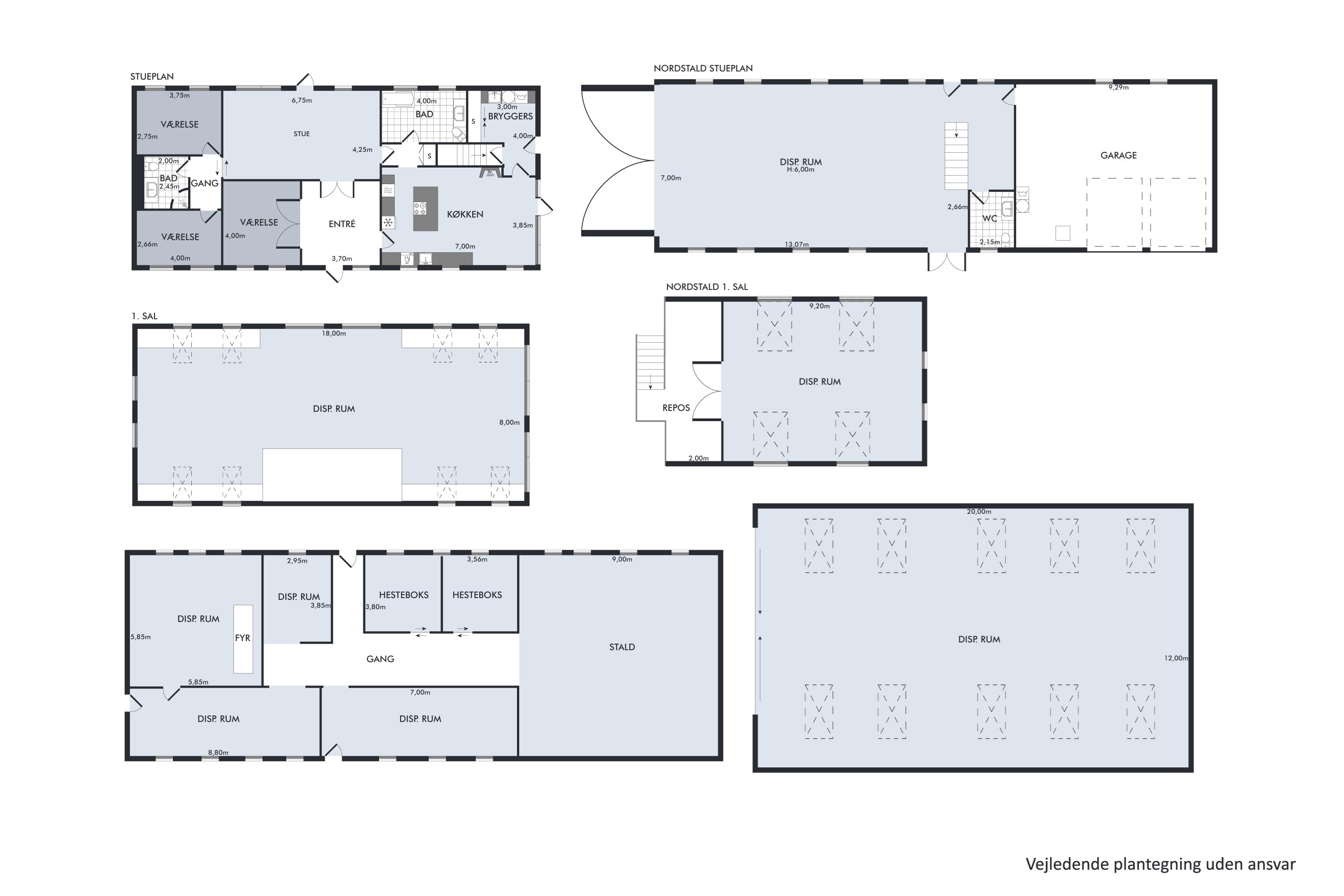 Plantegninger billede af Dalbyvej 1, Brå, 8783 Hornsyld