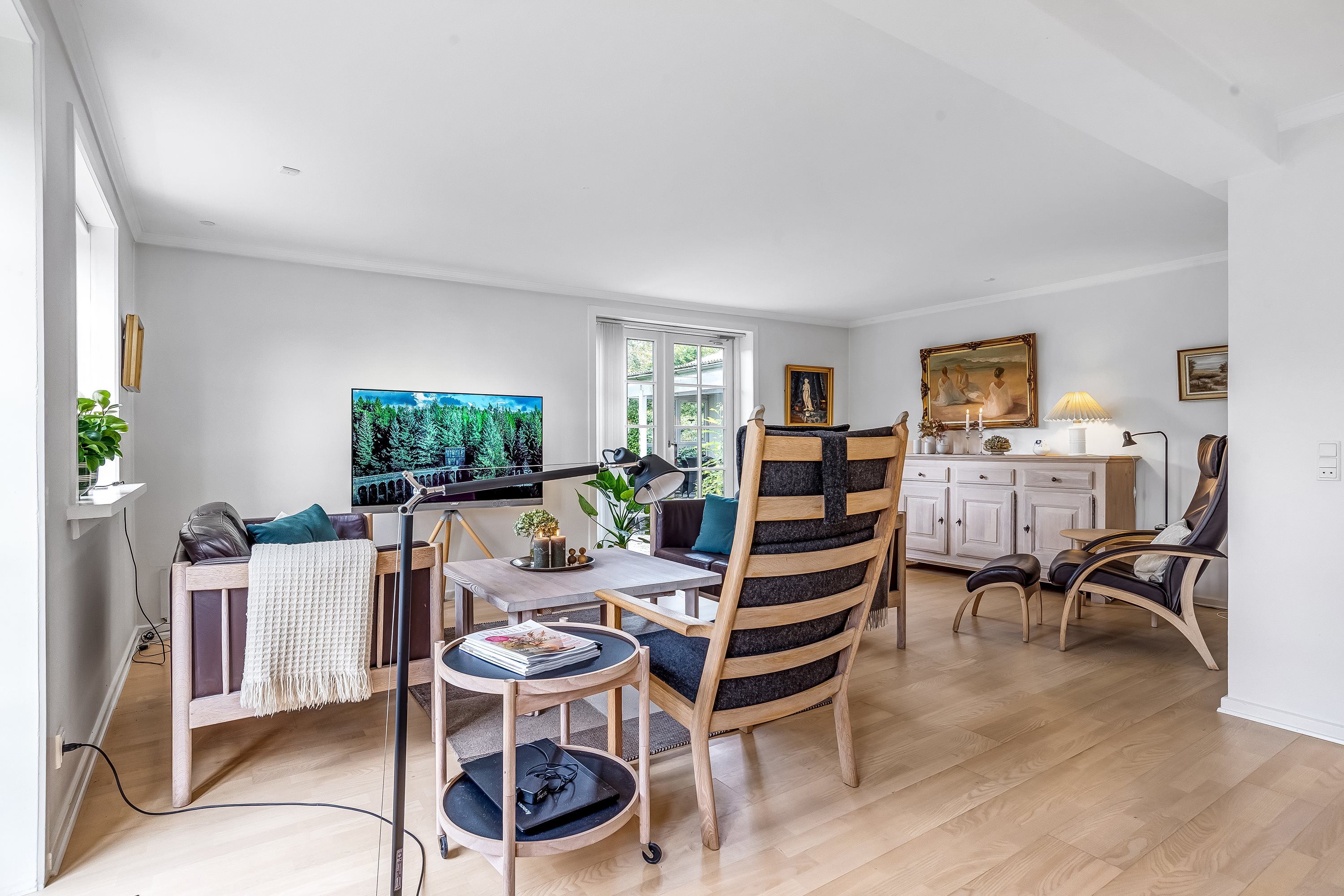 Fremhævet stue billede i fuldskærmstilstand. Billede af Stabyvej 25, Staby, 6990 Ulfborg