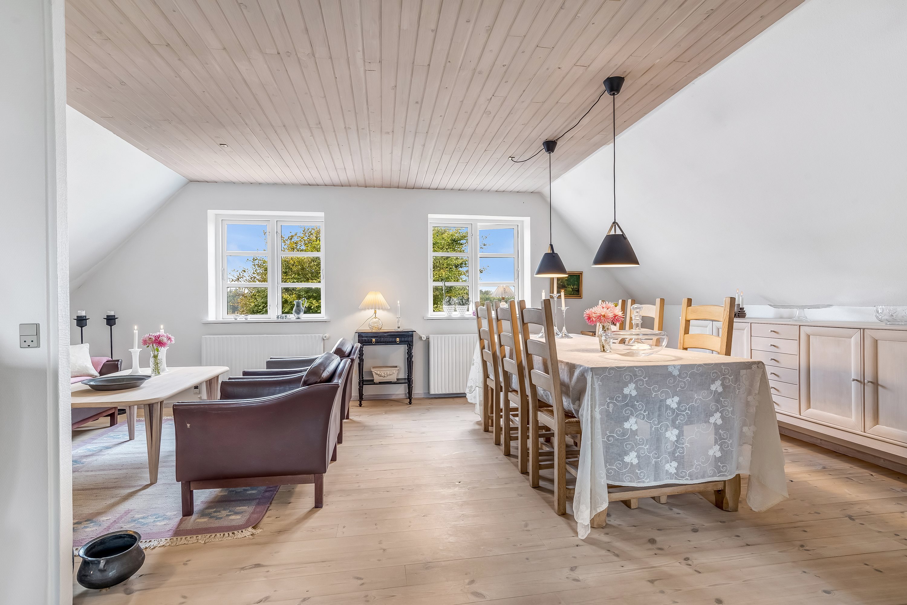 Fremhævet stue billede i fuldskærmstilstand. Billede af Stabyvej 25, Staby, 6990 Ulfborg