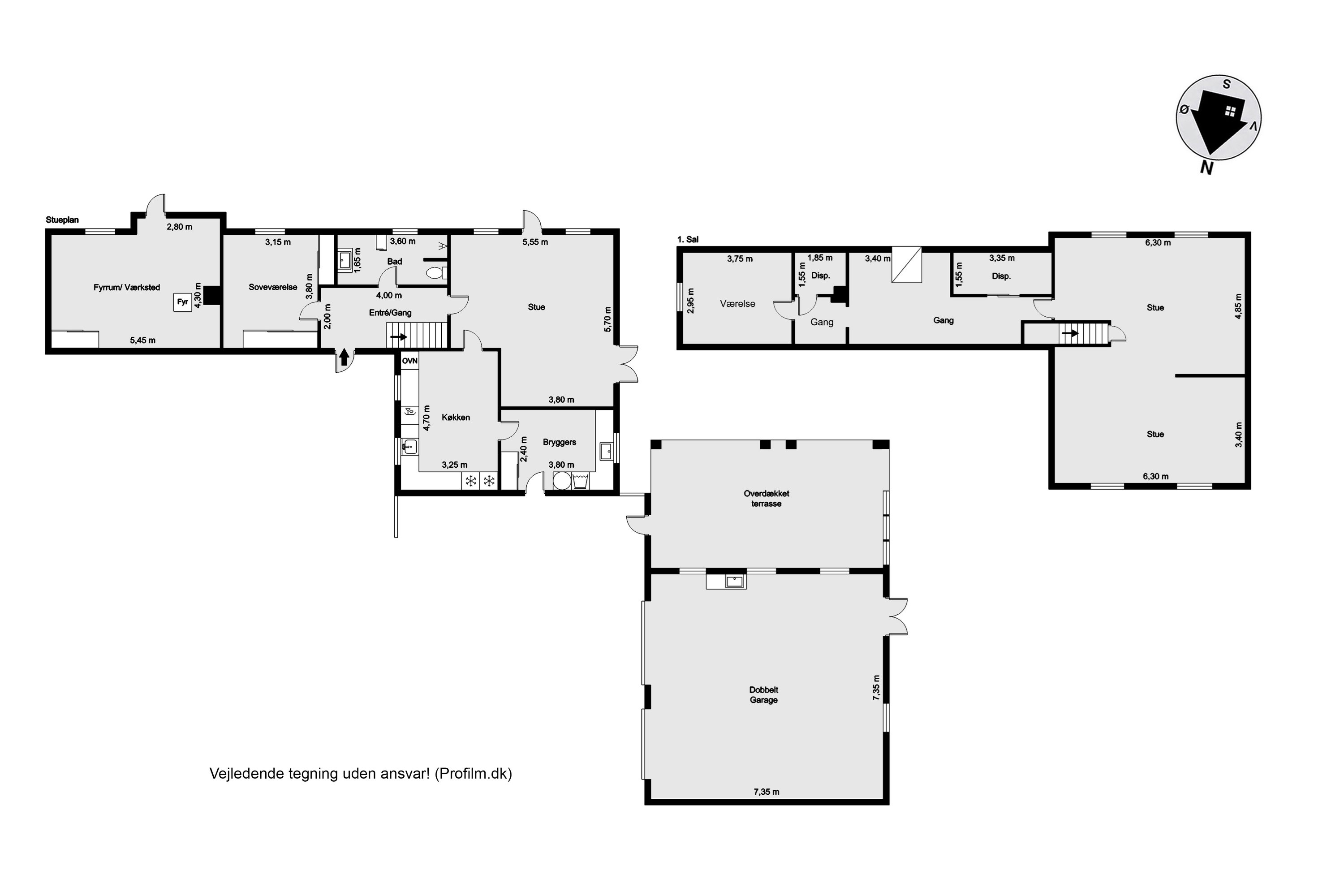 Plantegninger billede af Stabyvej 25, Staby, 6990 Ulfborg